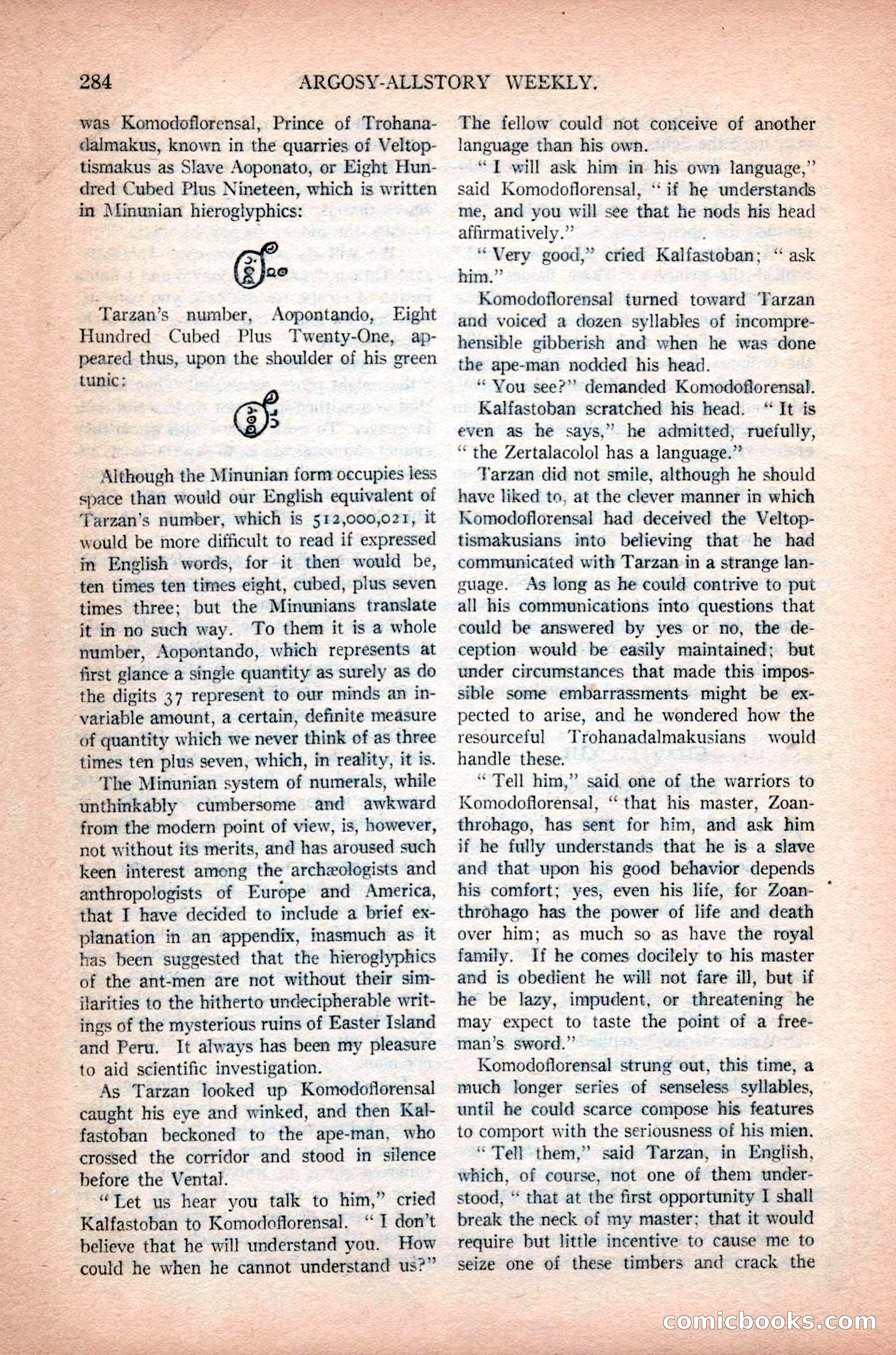 Argosy All-Story Weekly, February 23, 1924 — page 126 of 166
