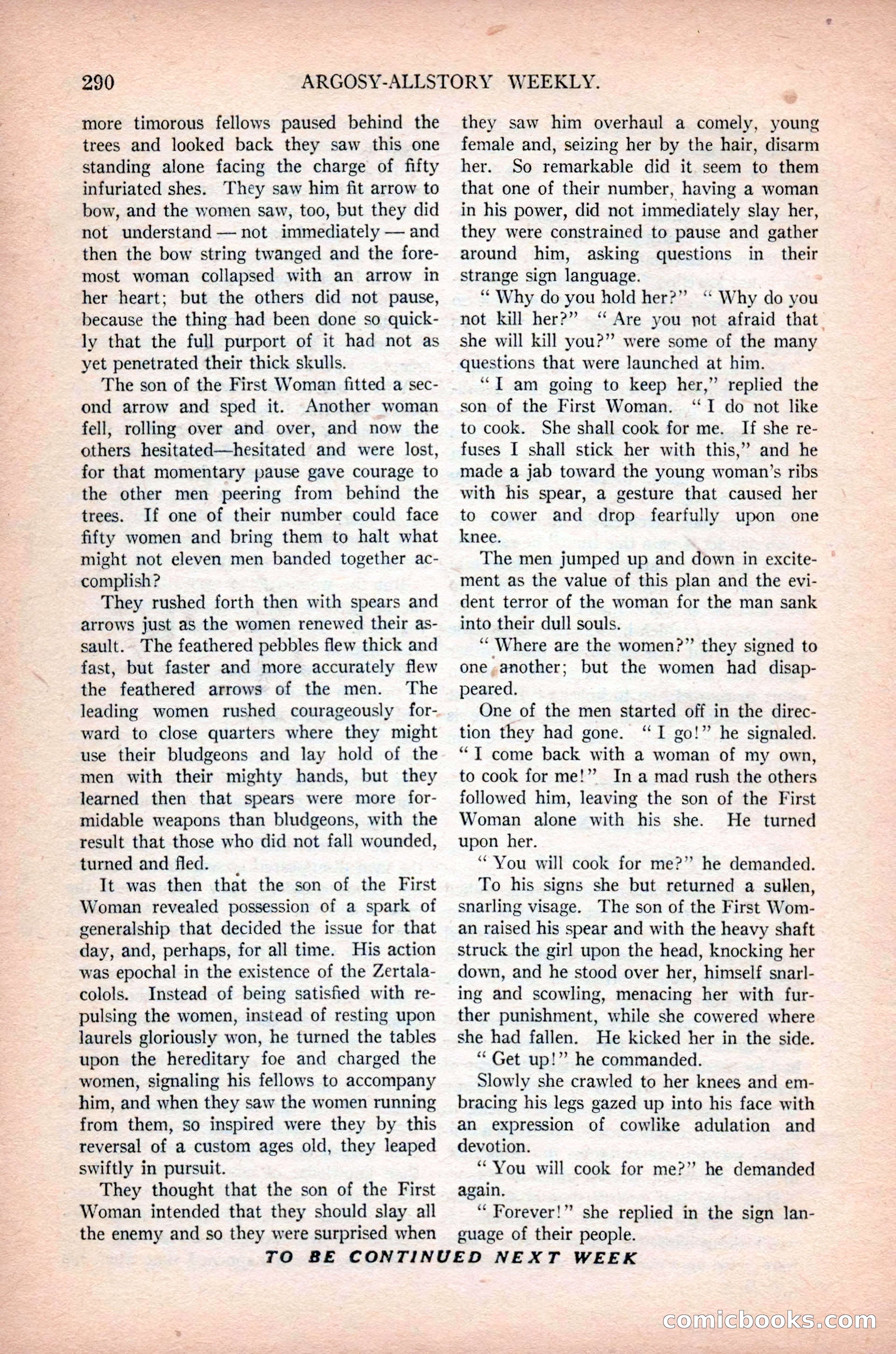 Argosy All-Story Weekly, February 23, 1924 — page 132 of 166