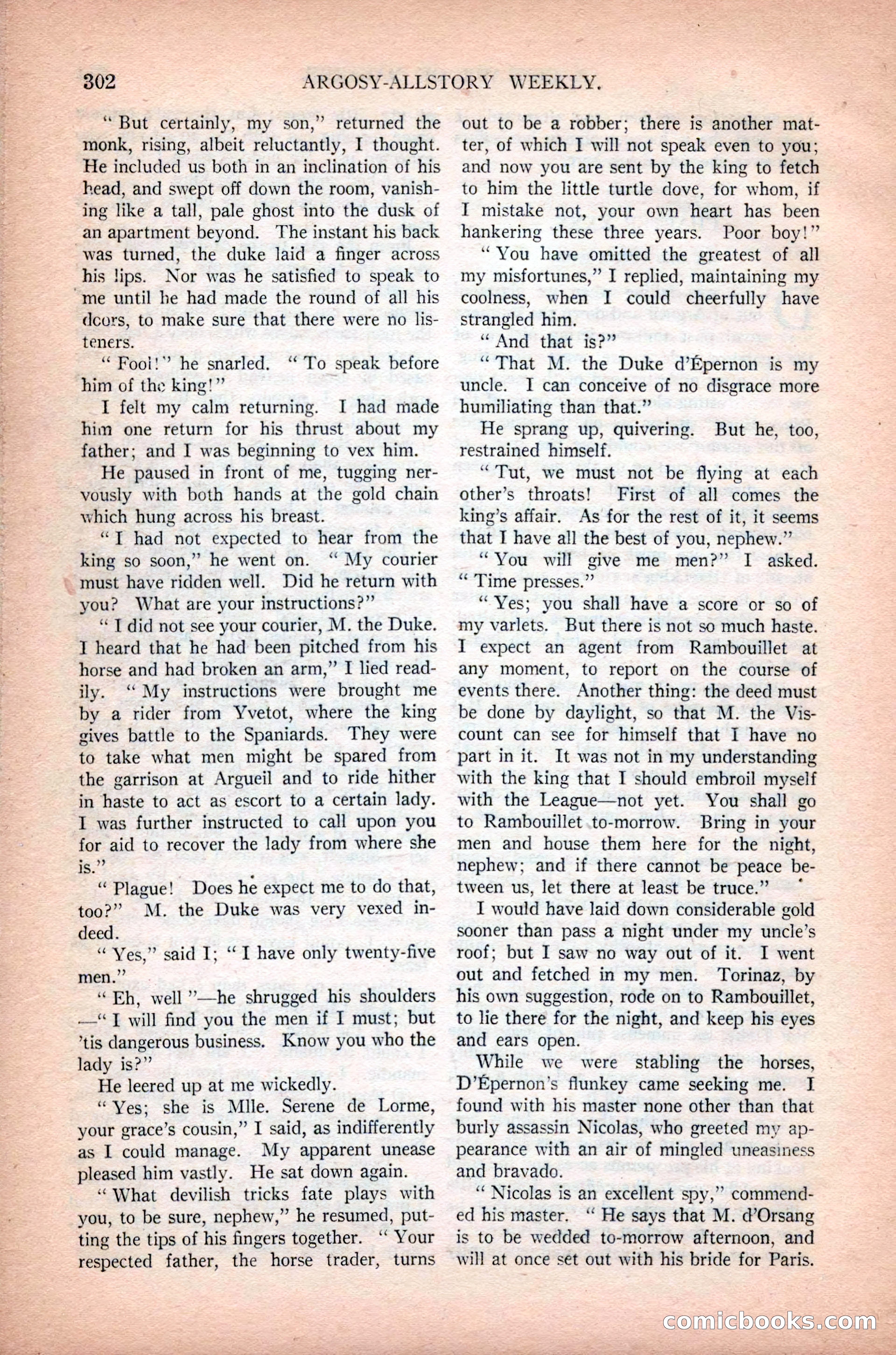 Argosy All-Story Weekly, February 23, 1924 — page 144 of 166