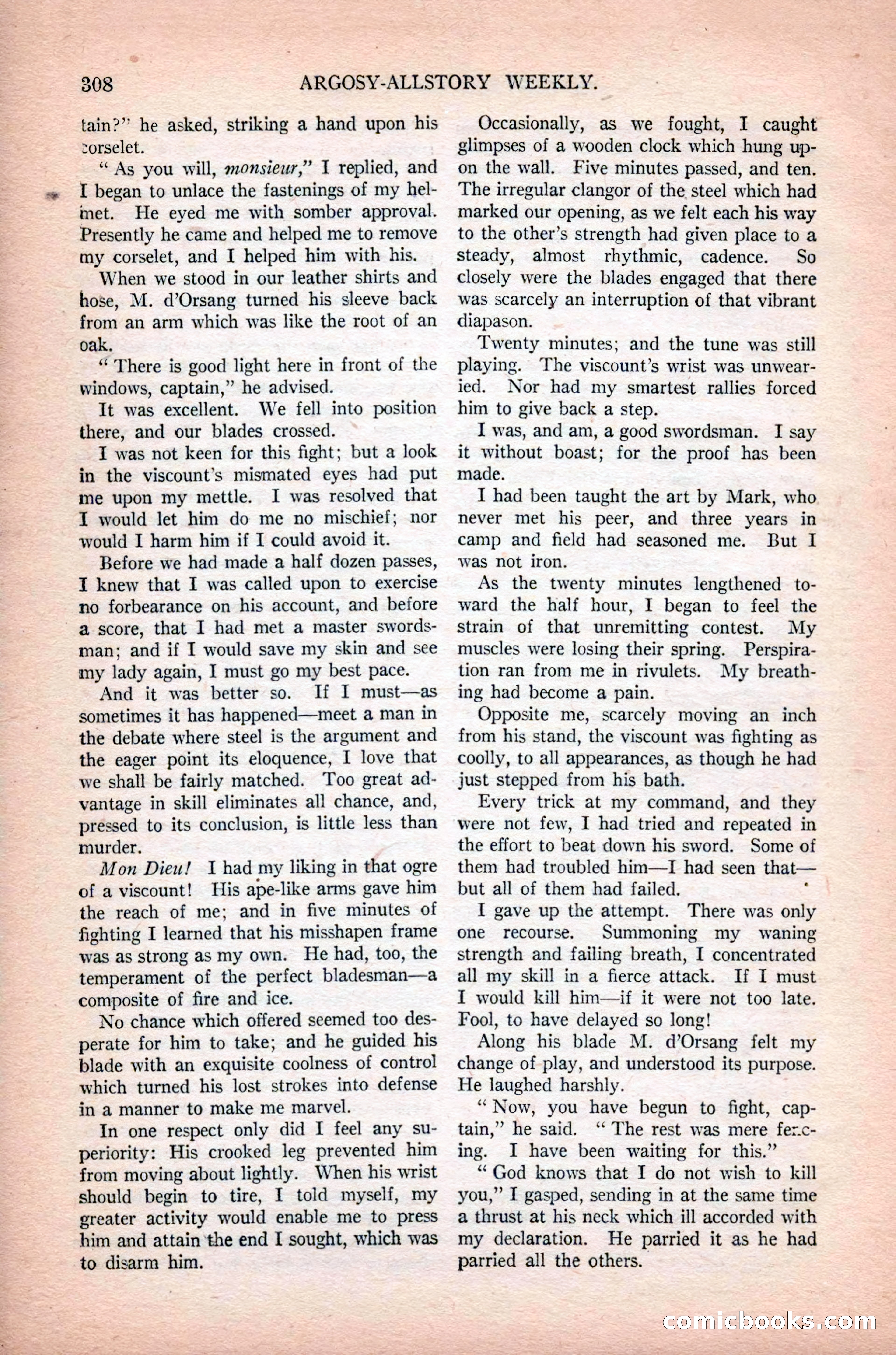 Argosy All-Story Weekly, February 23, 1924 — page 150 of 166