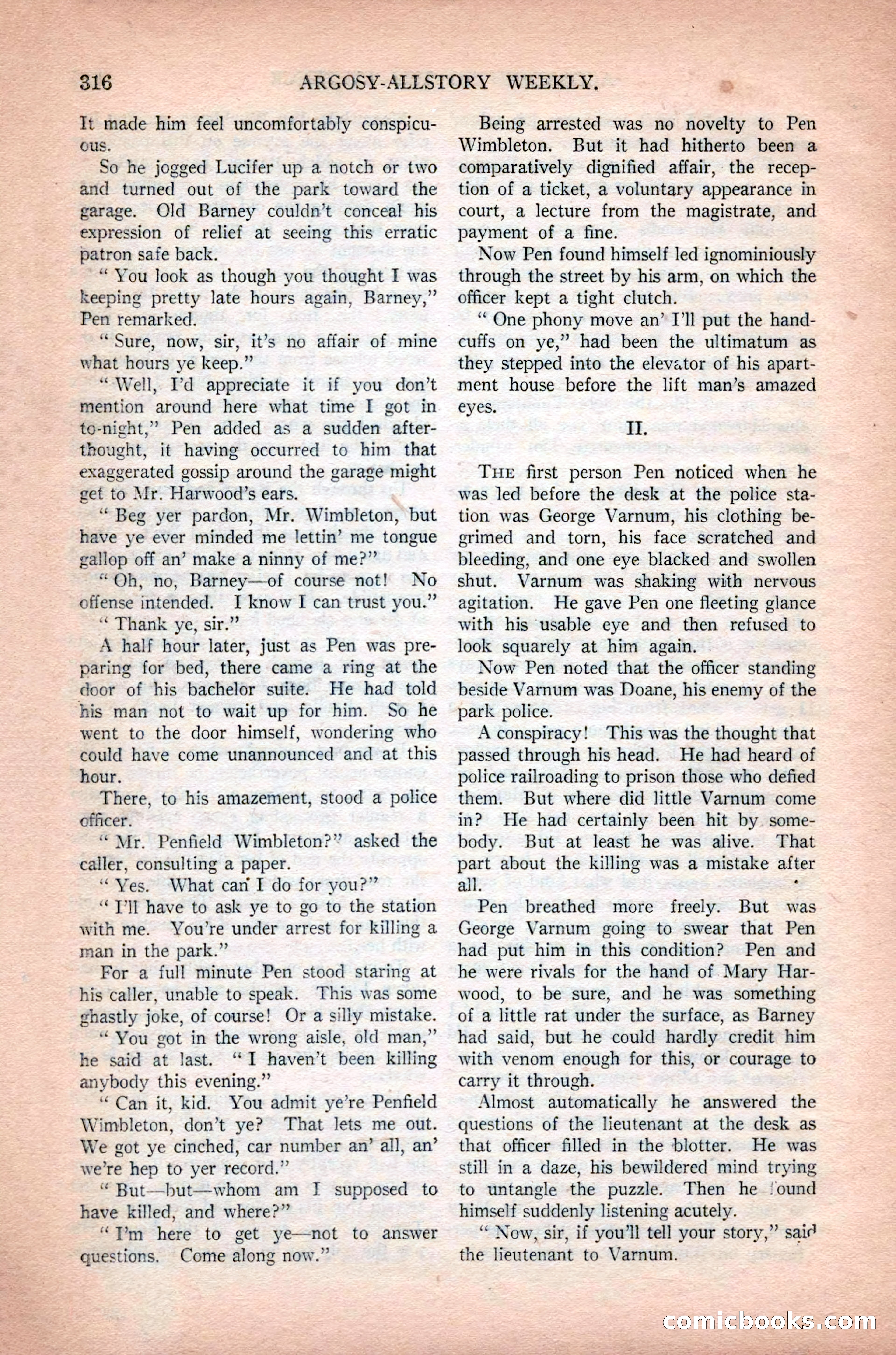 Argosy All-Story Weekly, February 23, 1924 — page 158 of 166