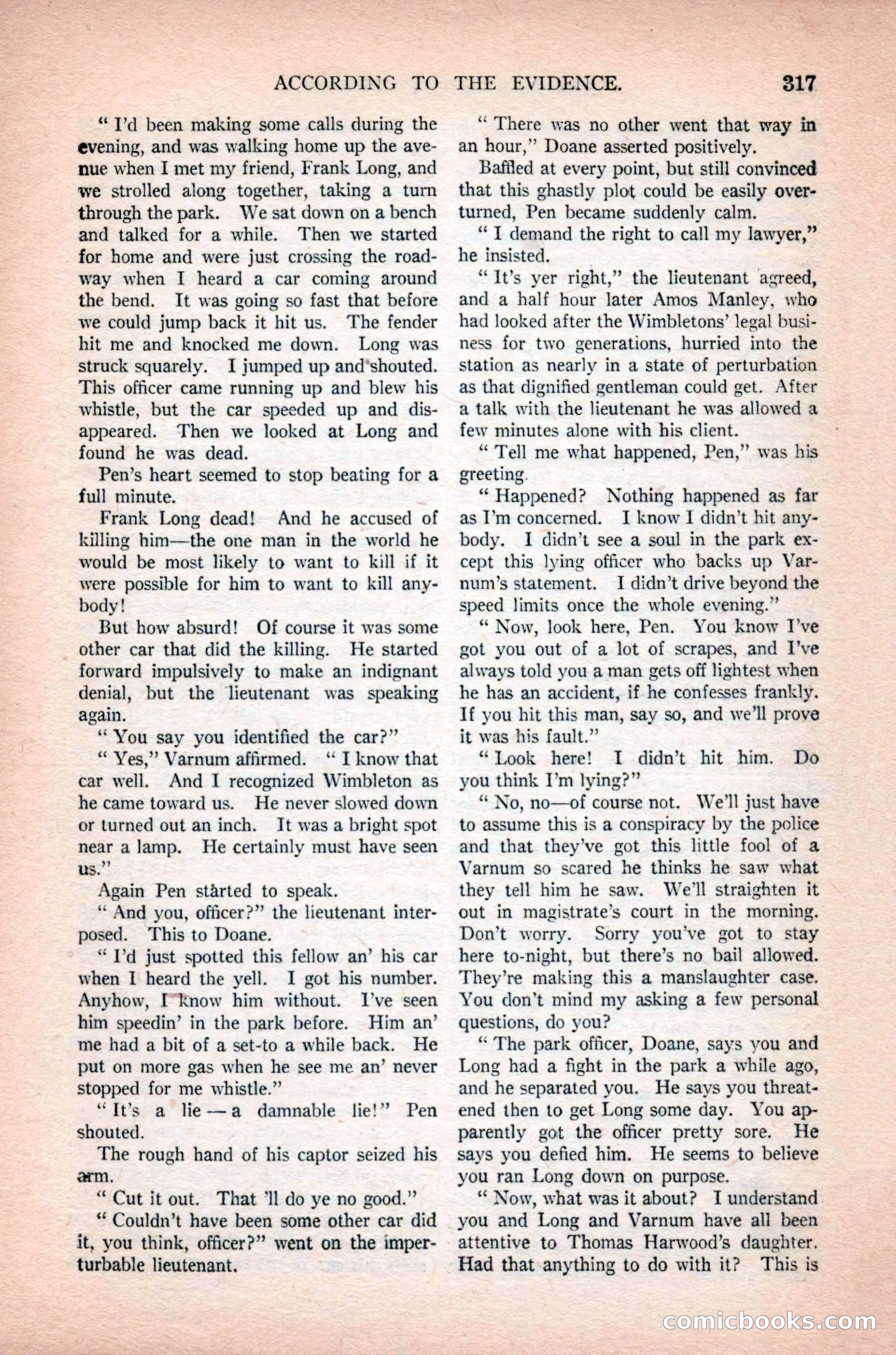 Argosy All-Story Weekly, February 23, 1924 — page 159 of 166
