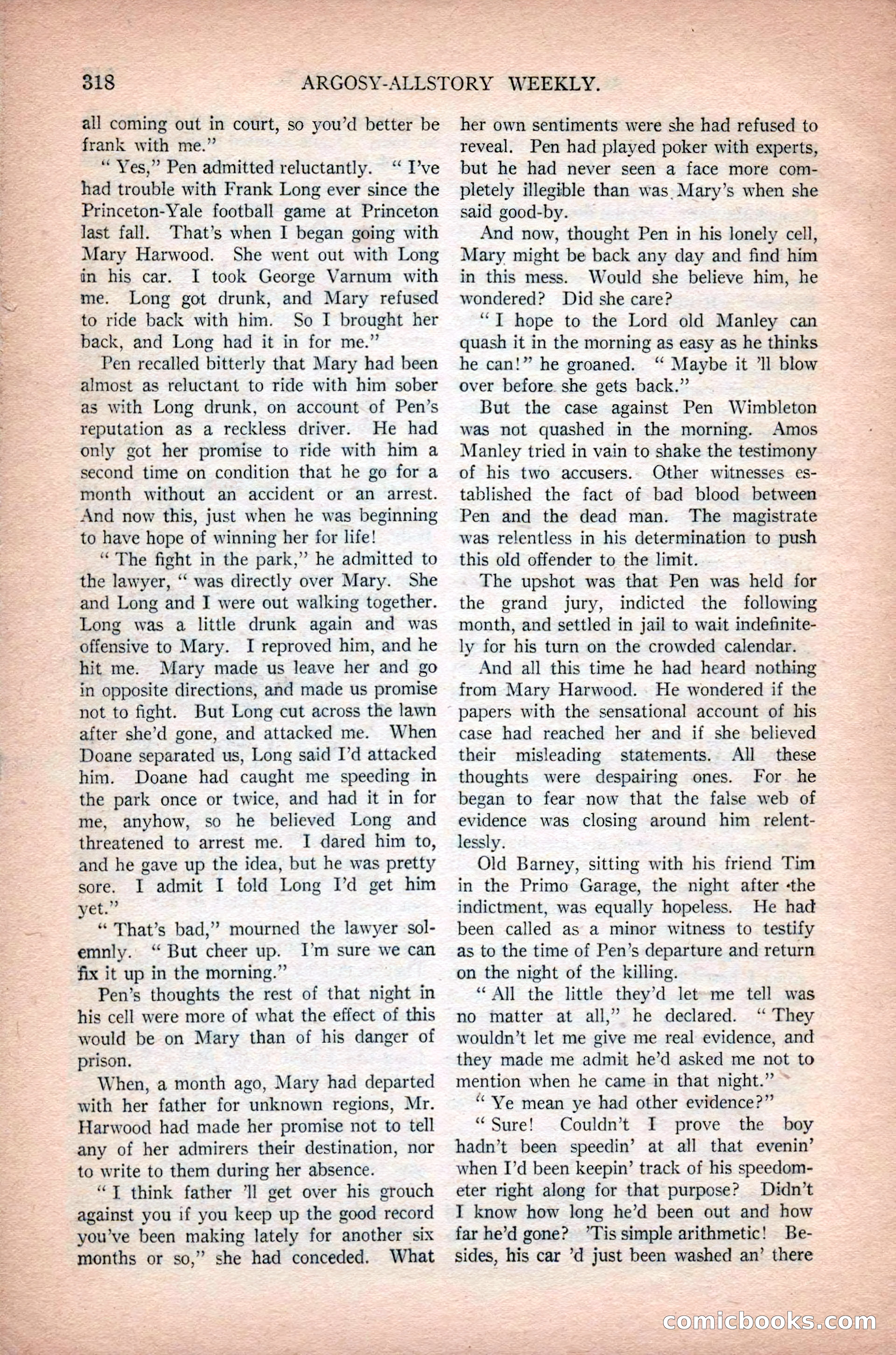 Argosy All-Story Weekly, February 23, 1924 — page 160 of 166