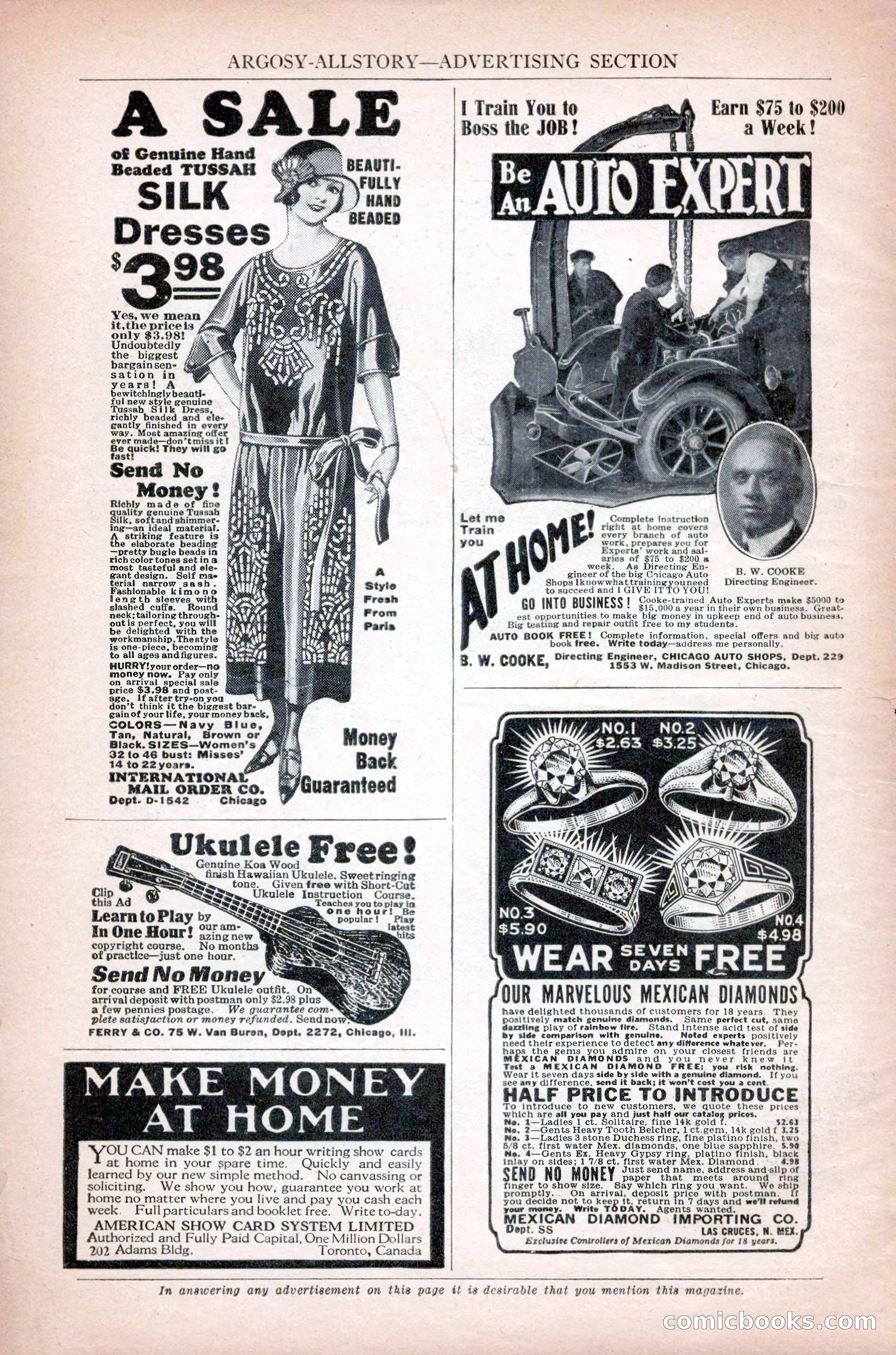 Argosy All-Story Weekly, February 23, 1924 — page 164 of 166