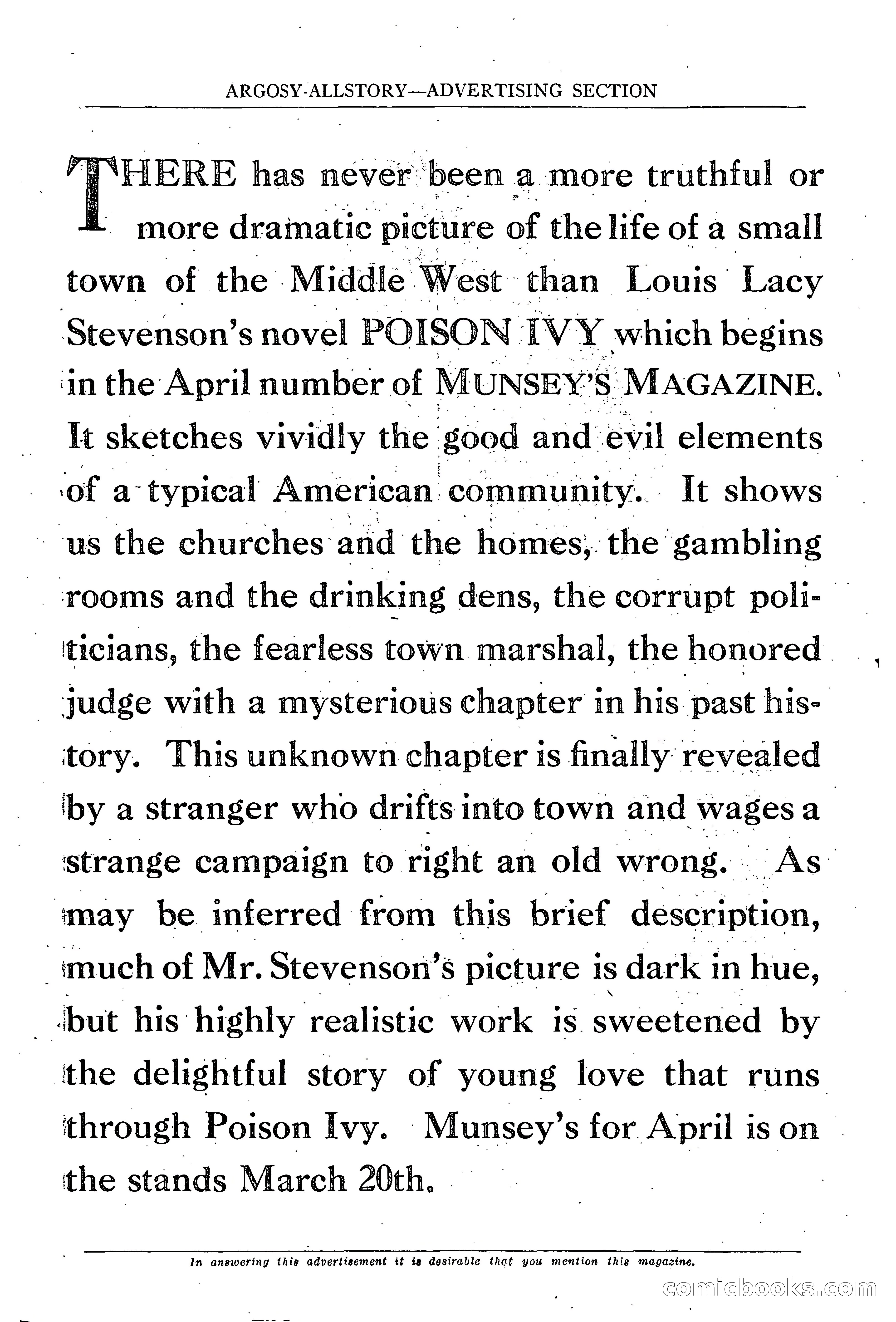 Argosy All-Story Weekly, March 15, 1924 — page 8 of 177