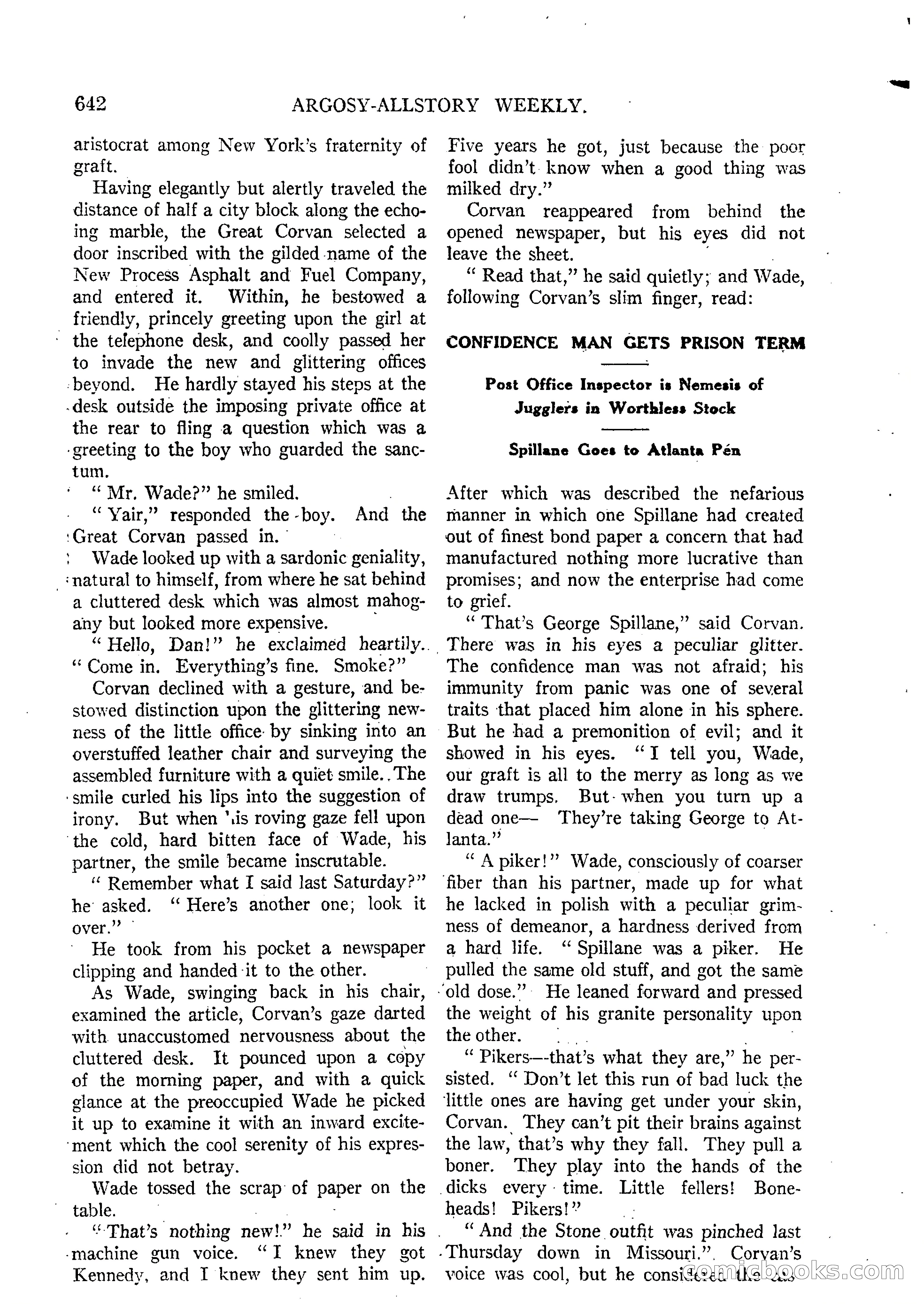 Argosy All-Story Weekly, March 15, 1924 — page 14 of 177