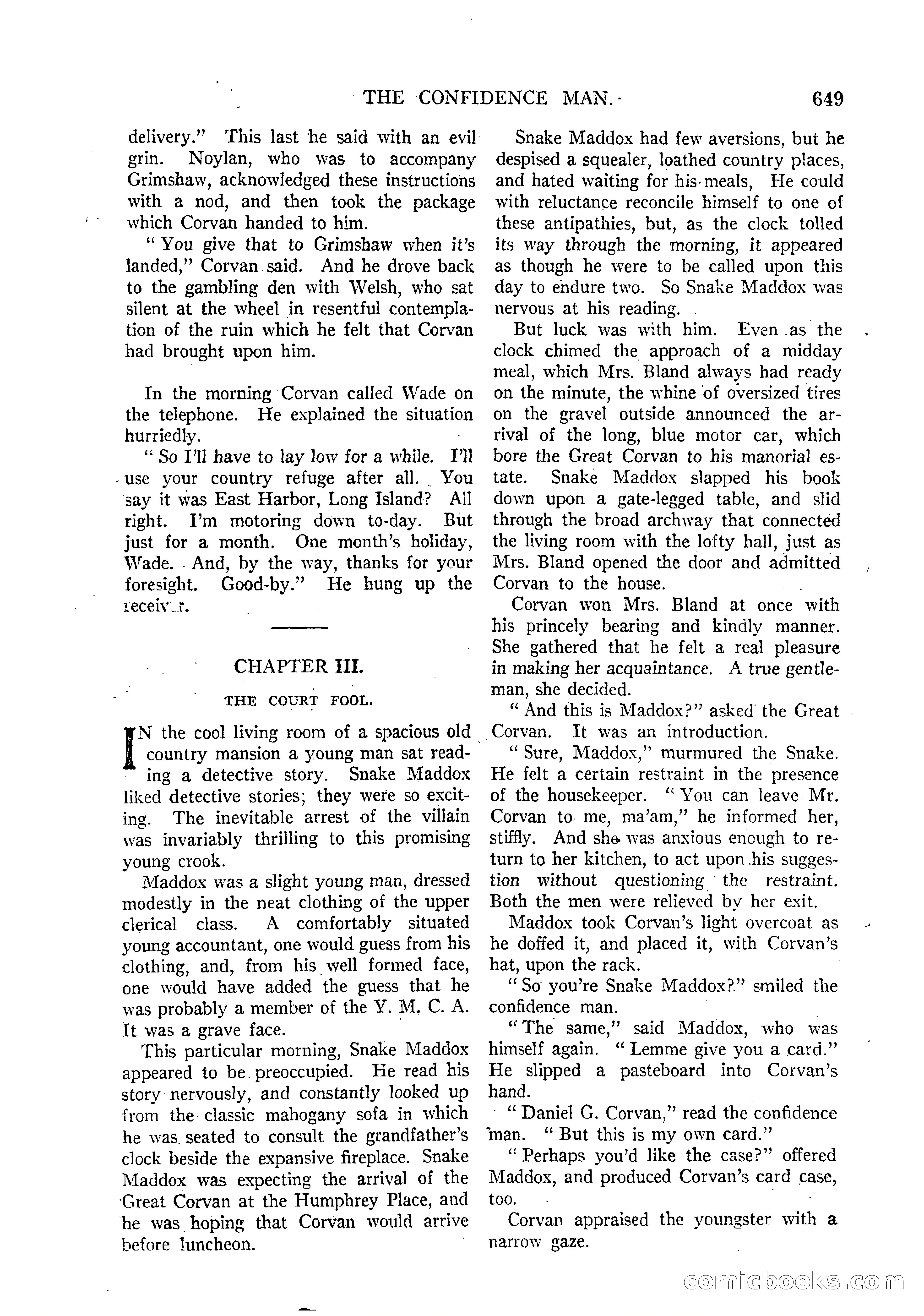 Argosy All-Story Weekly, March 15, 1924 — page 21 of 177