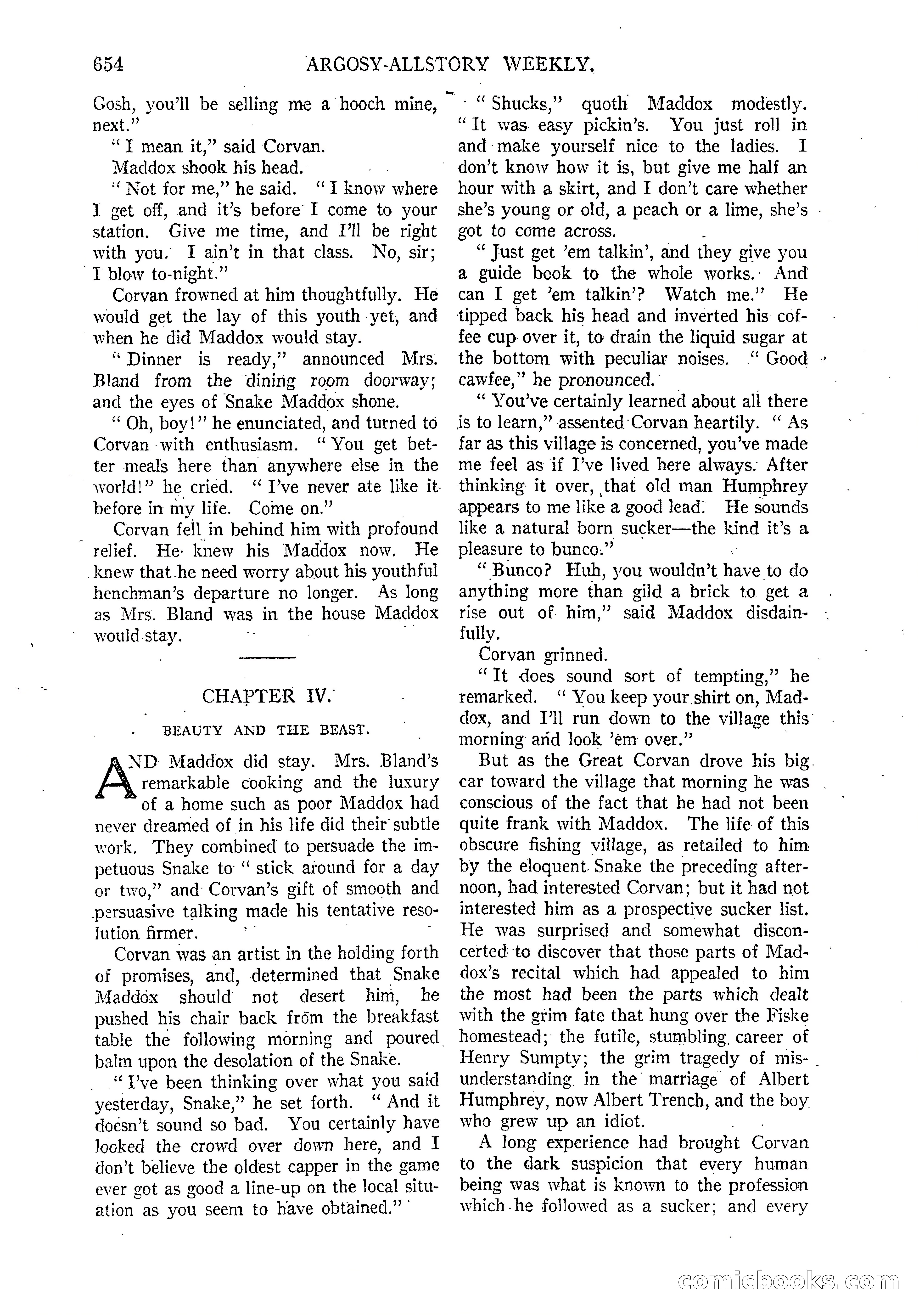 Argosy All-Story Weekly, March 15, 1924 — page 26 of 177