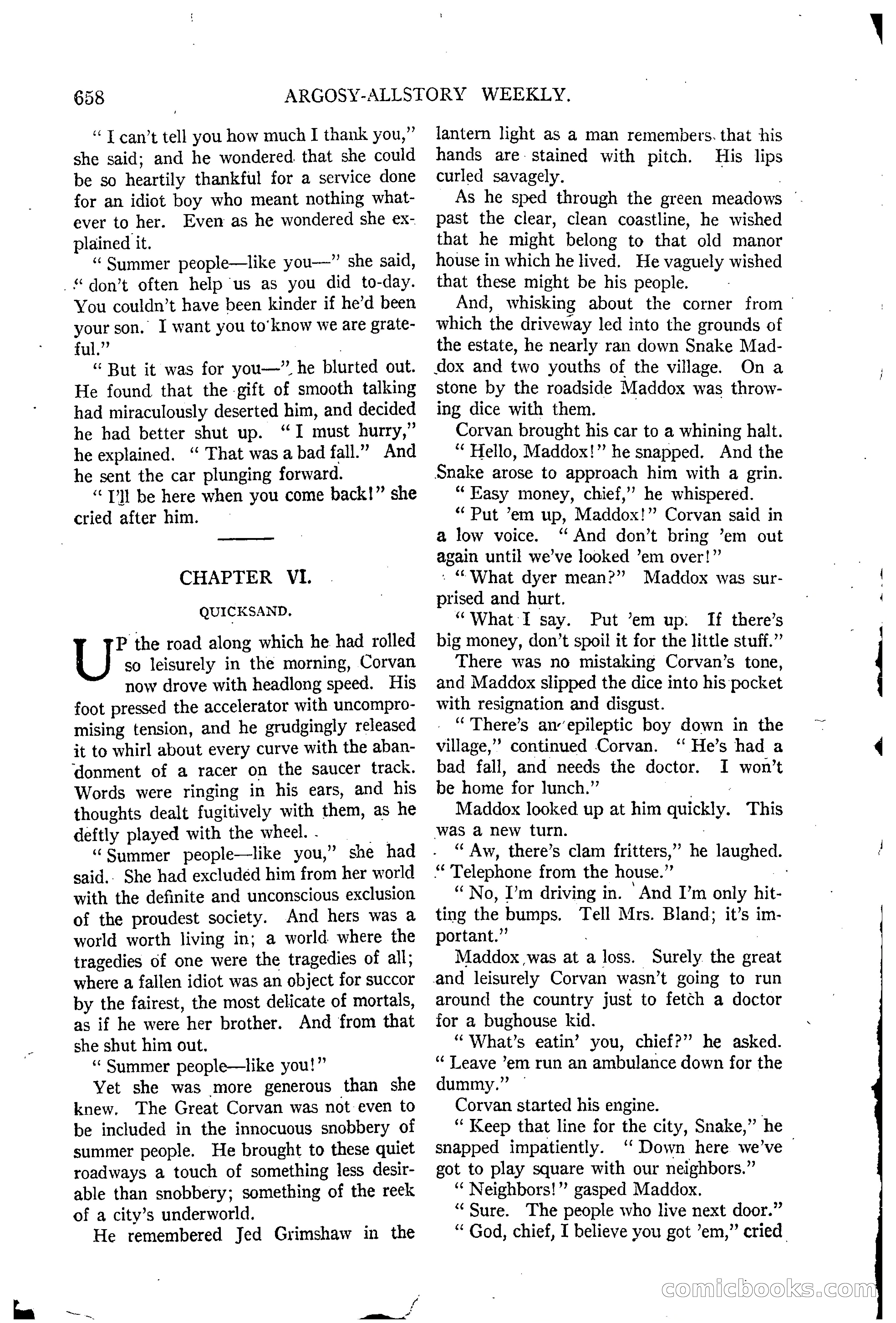 Argosy All-Story Weekly, March 15, 1924 — page 30 of 177