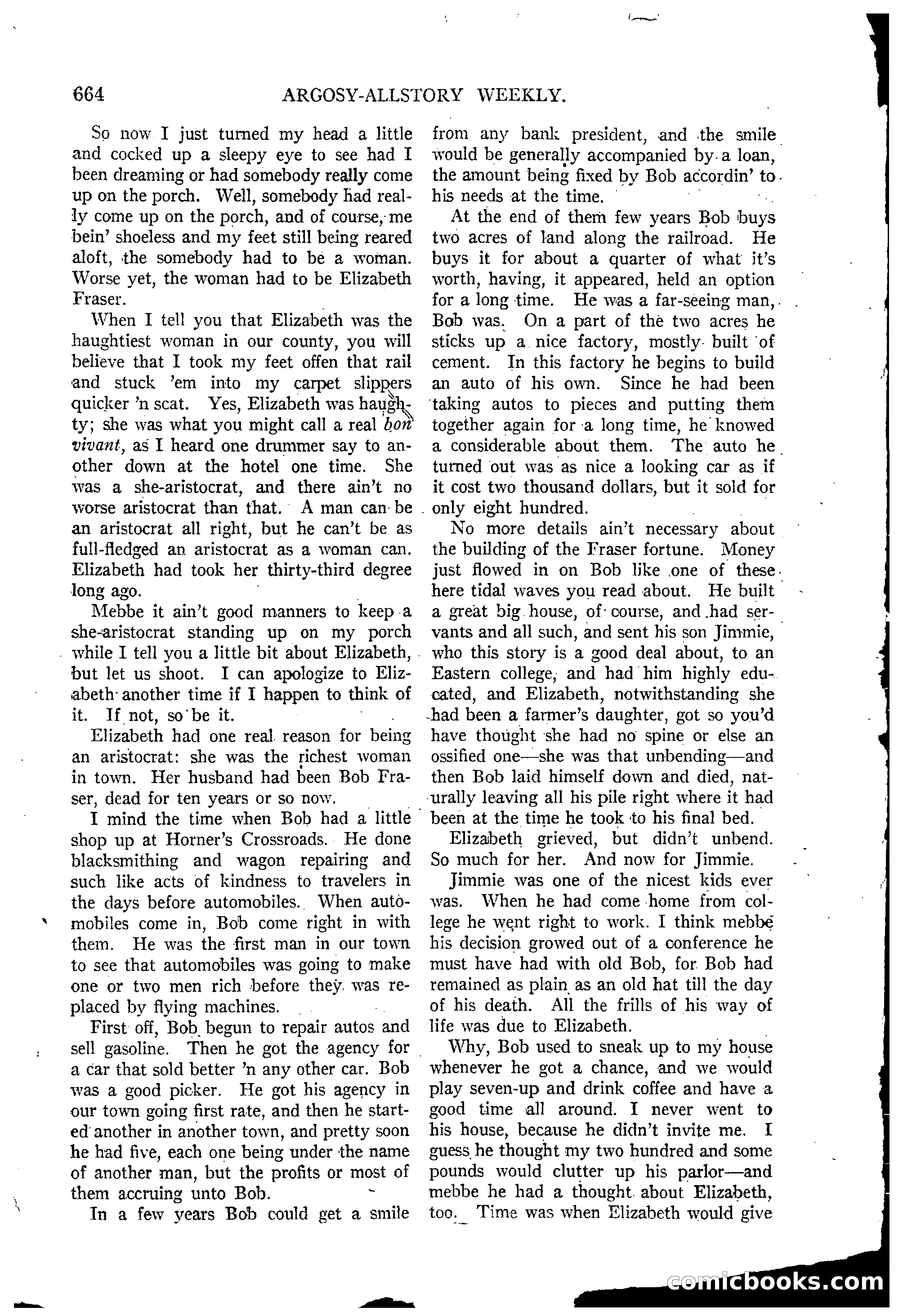 Argosy All-Story Weekly, March 15, 1924 — page 36 of 177