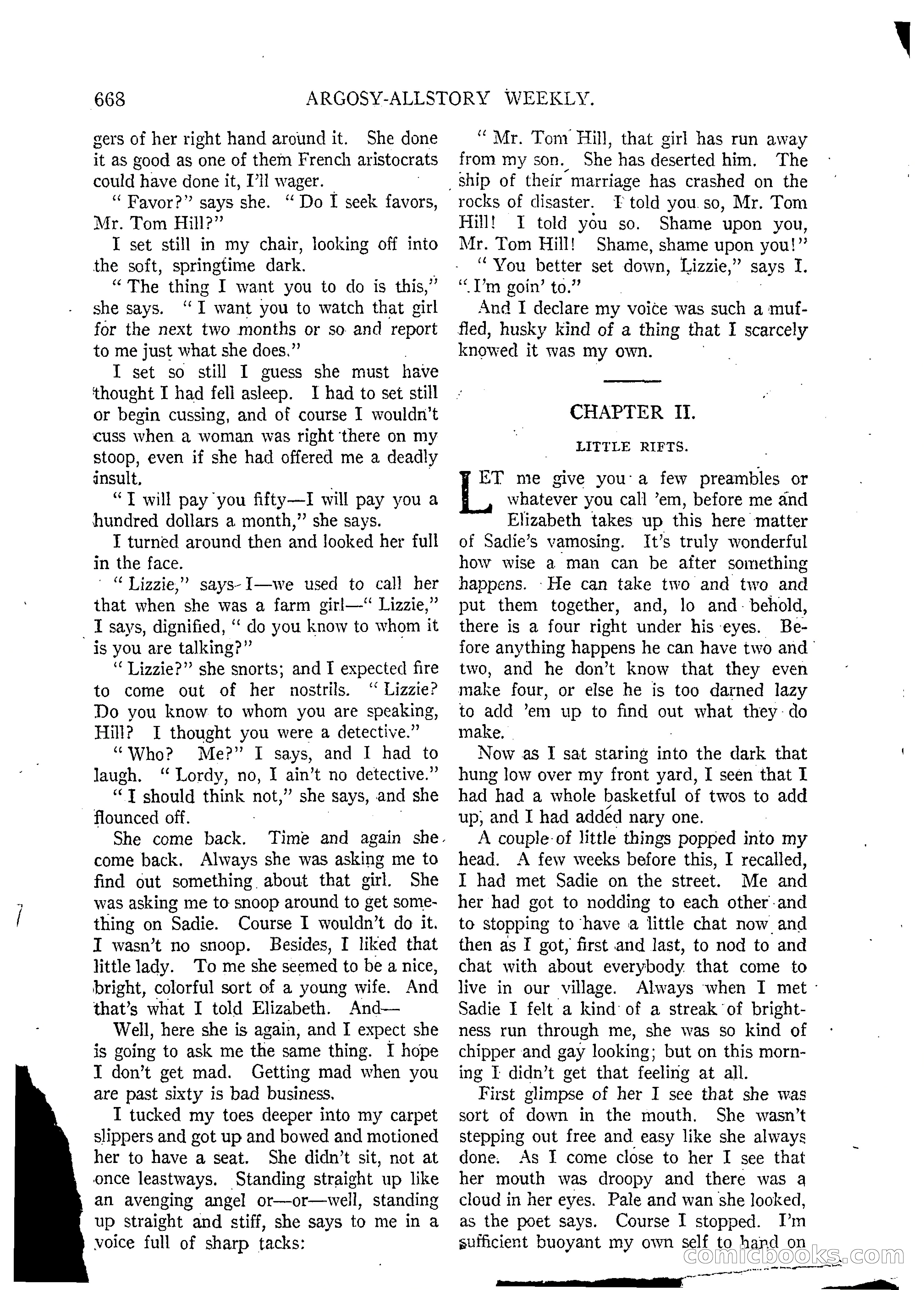 Argosy All-Story Weekly, March 15, 1924 — page 40 of 177