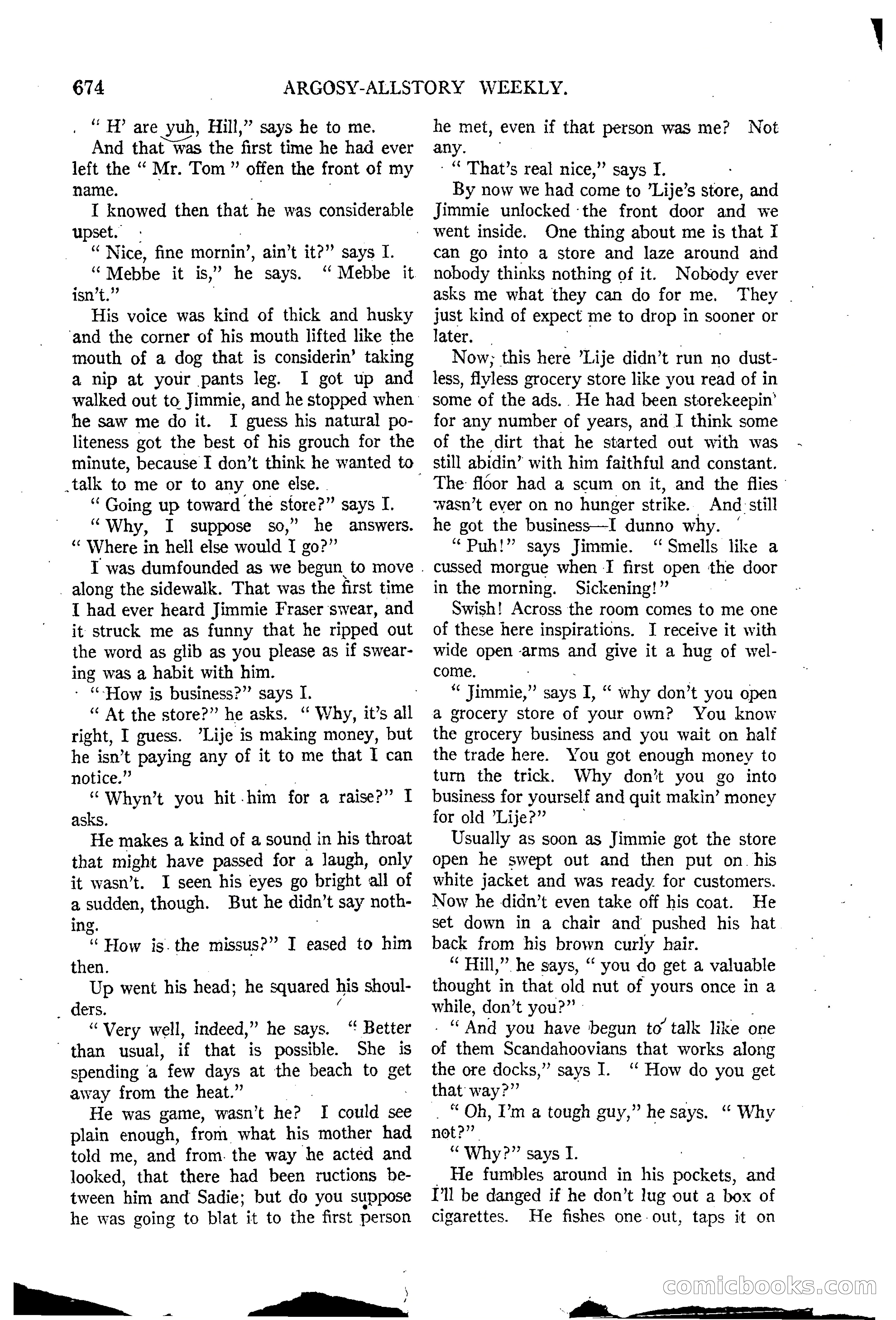 Argosy All-Story Weekly, March 15, 1924 — page 46 of 177