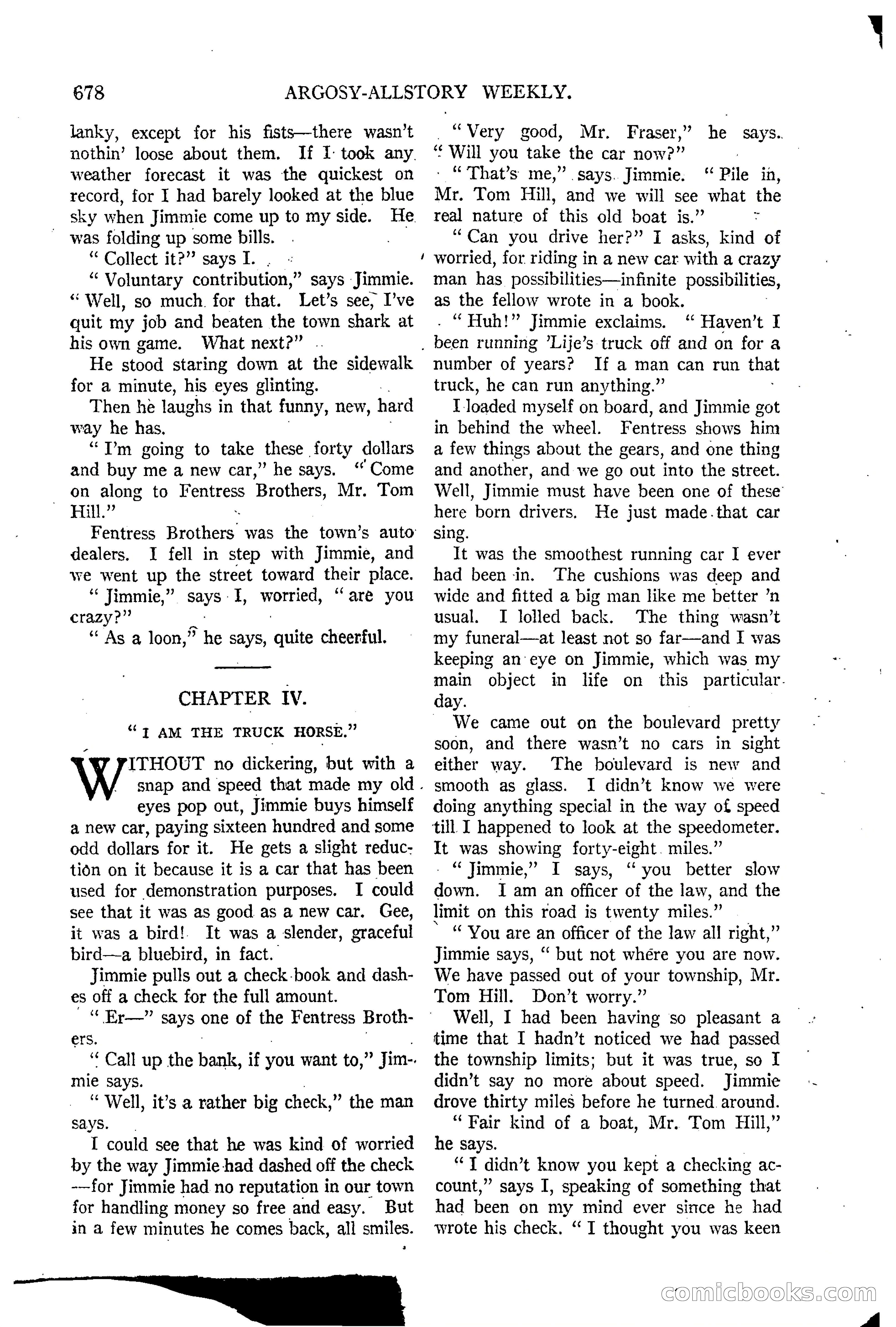 Argosy All-Story Weekly, March 15, 1924 — page 50 of 177