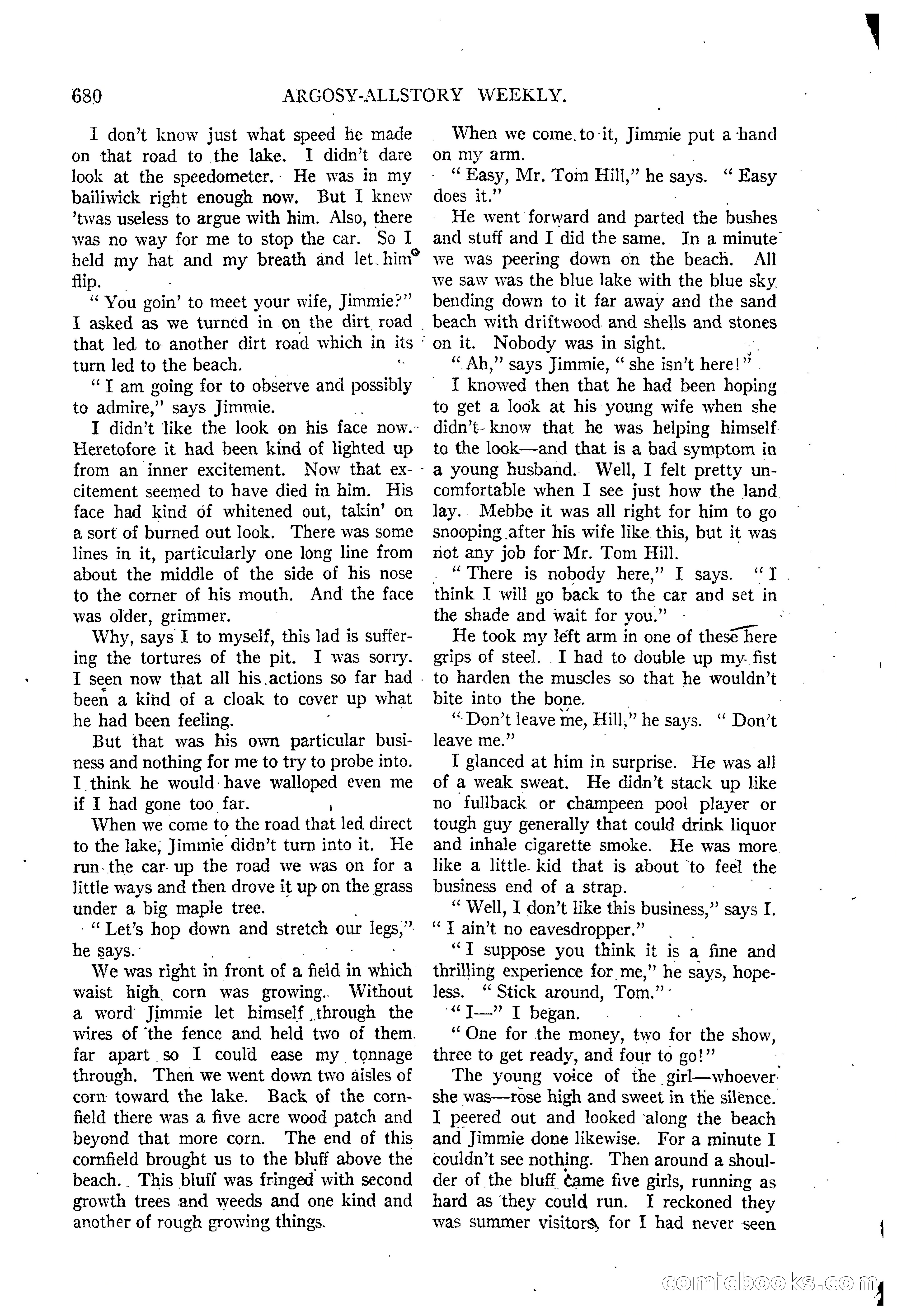 Argosy All-Story Weekly, March 15, 1924 — page 52 of 177
