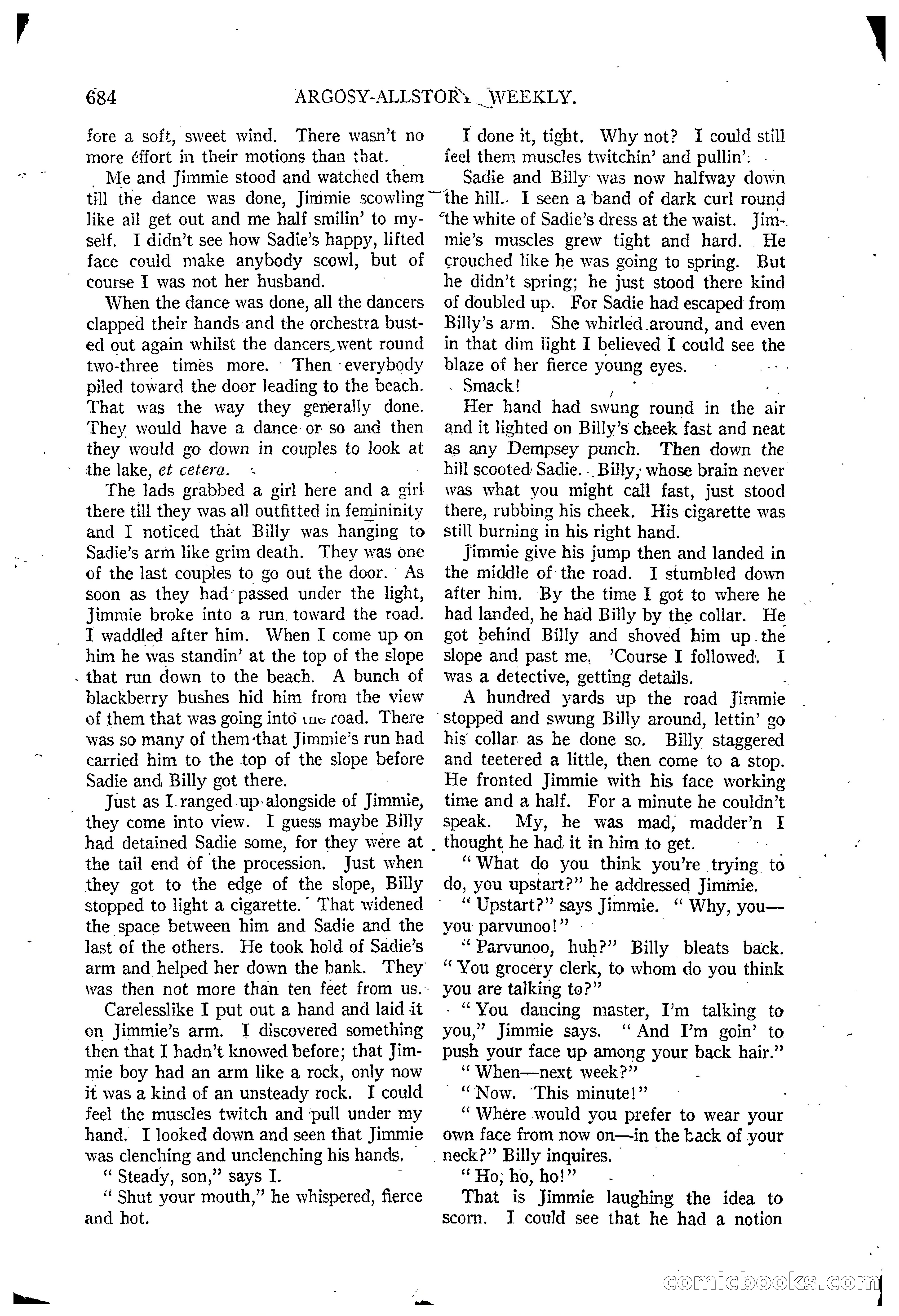 Argosy All-Story Weekly, March 15, 1924 — page 56 of 177
