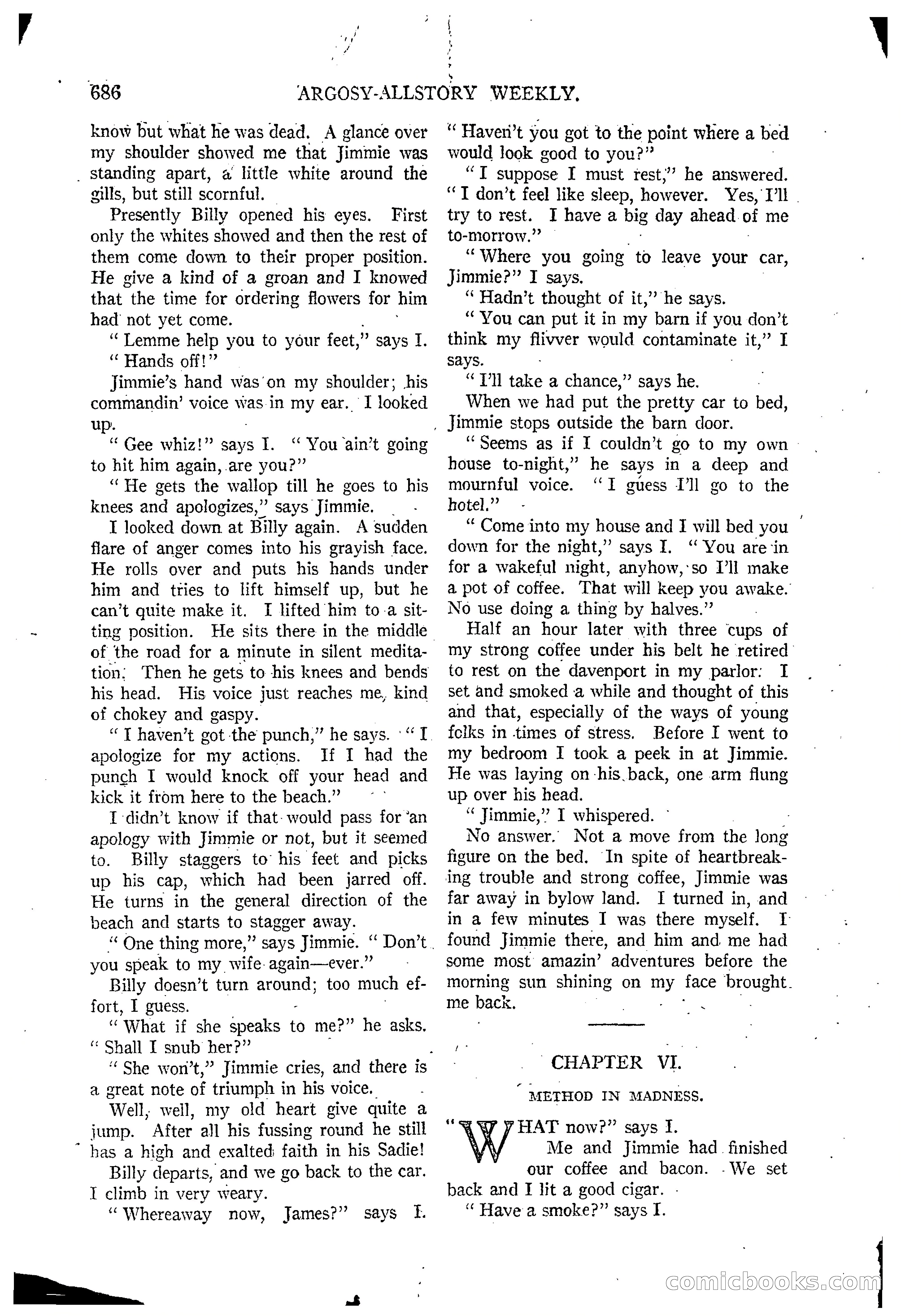 Argosy All-Story Weekly, March 15, 1924 — page 58 of 177