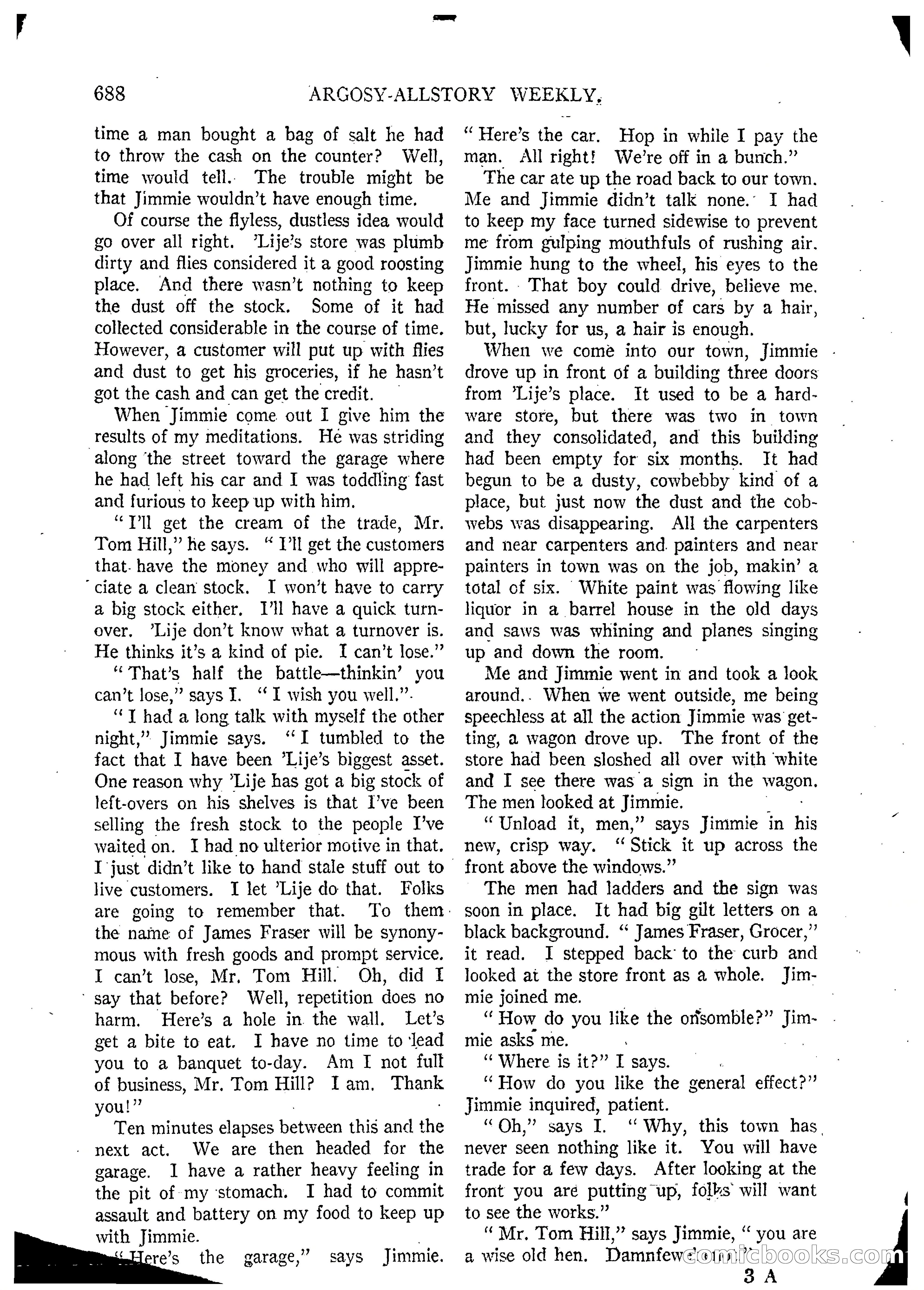 Argosy All-Story Weekly, March 15, 1924 — page 60 of 177