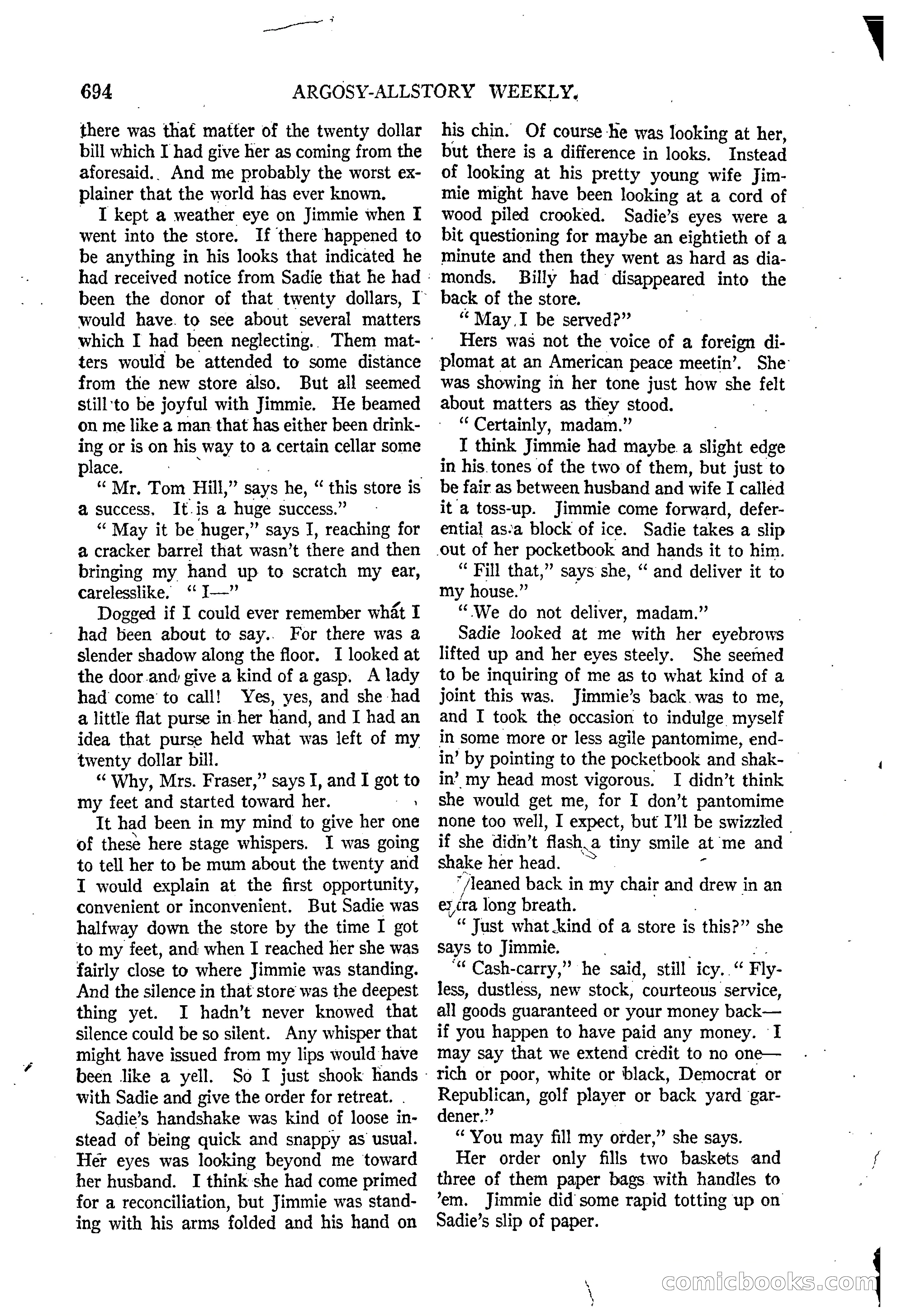 Argosy All-Story Weekly, March 15, 1924 — page 65 of 177