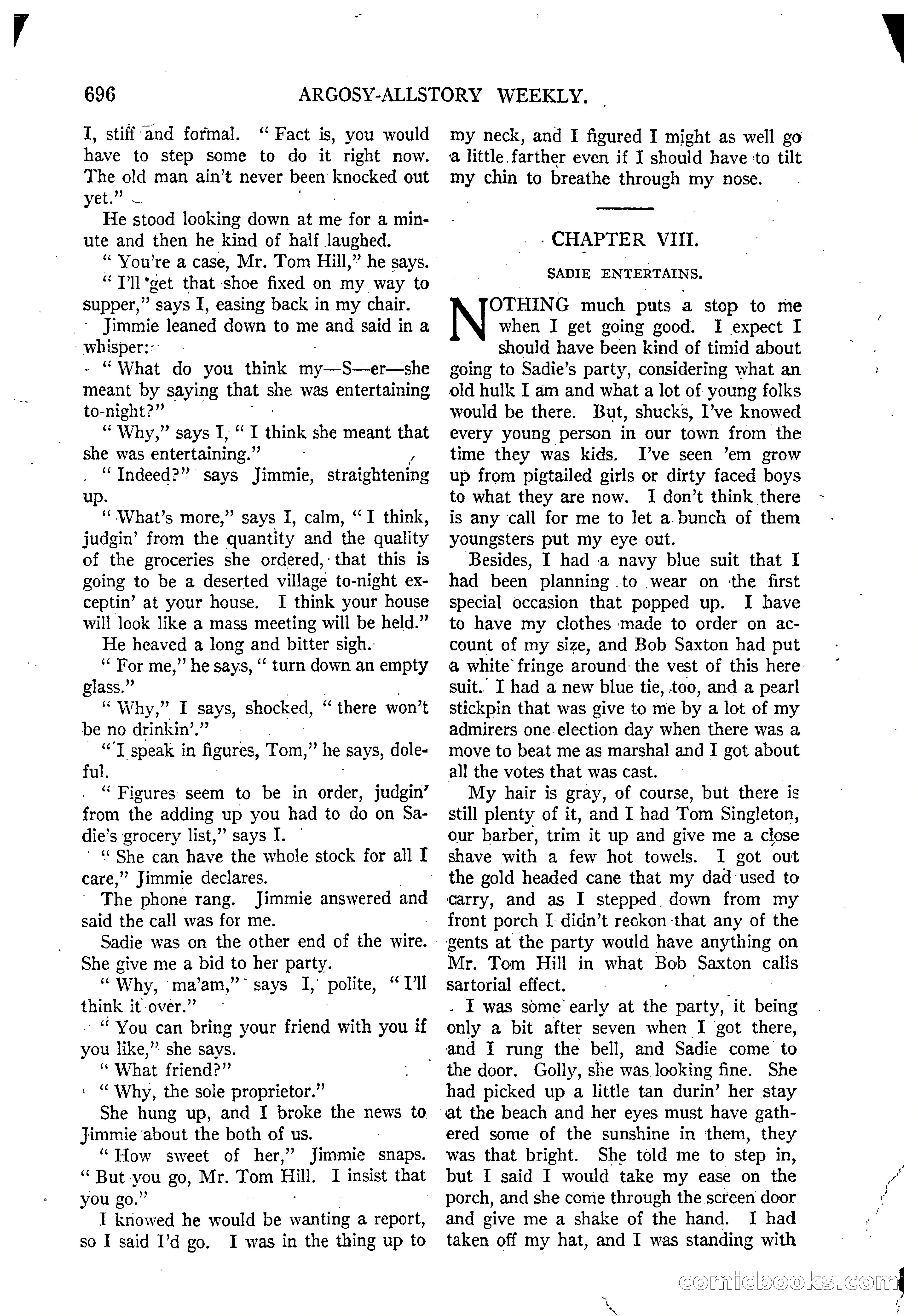 Argosy All-Story Weekly, March 15, 1924 — page 67 of 177