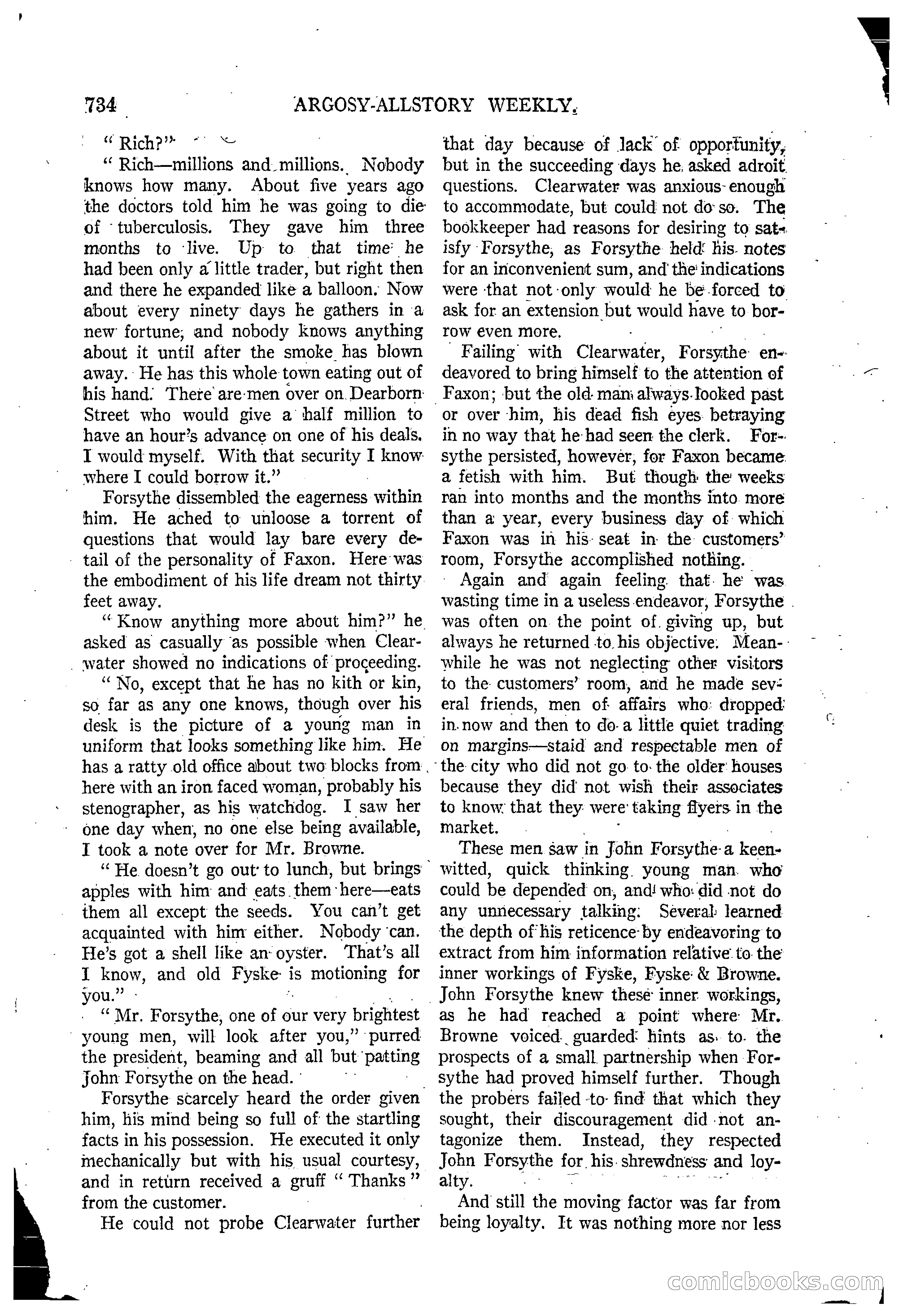 Argosy All-Story Weekly, March 15, 1924 — page 105 of 177