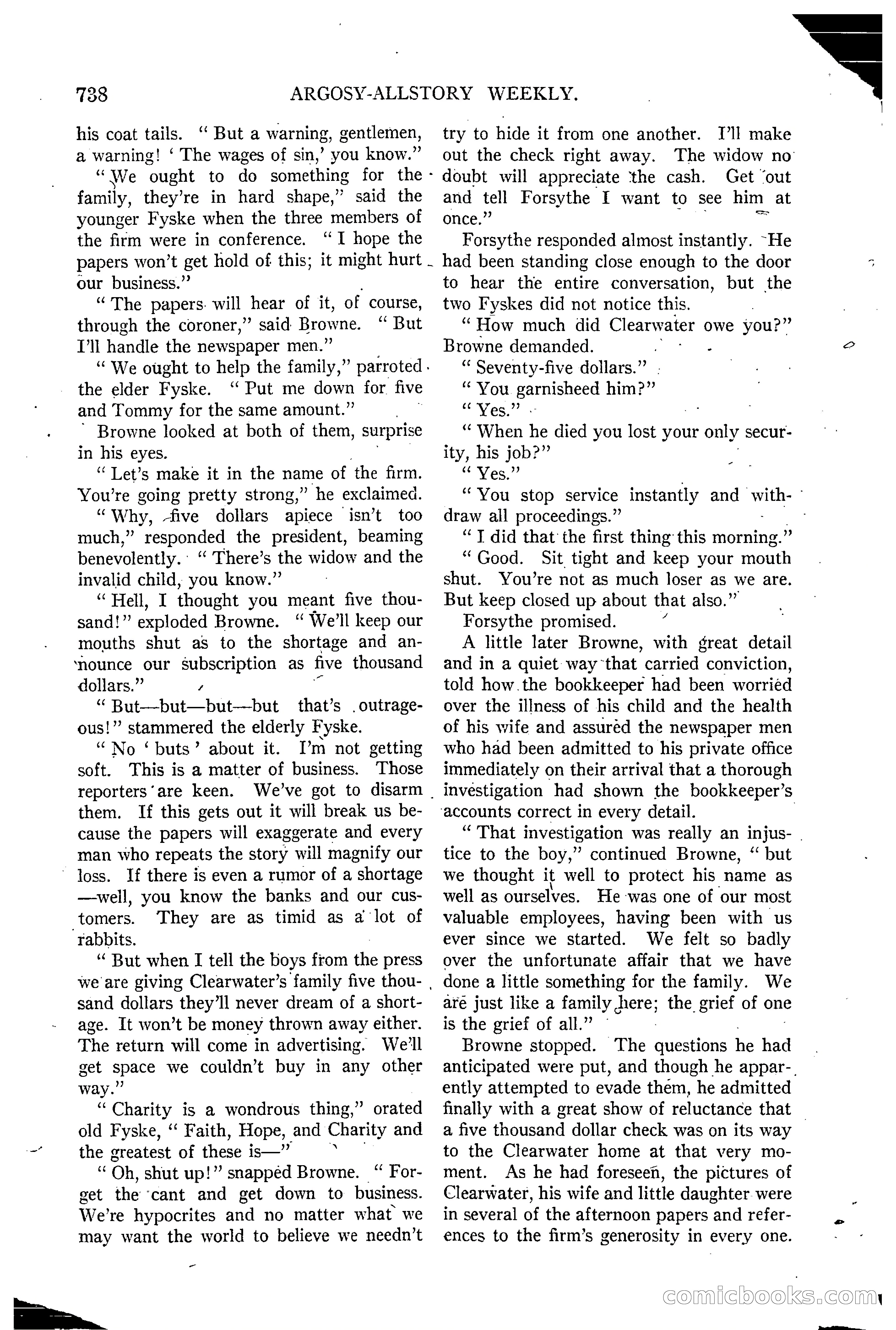 Argosy All-Story Weekly, March 15, 1924 — page 109 of 177