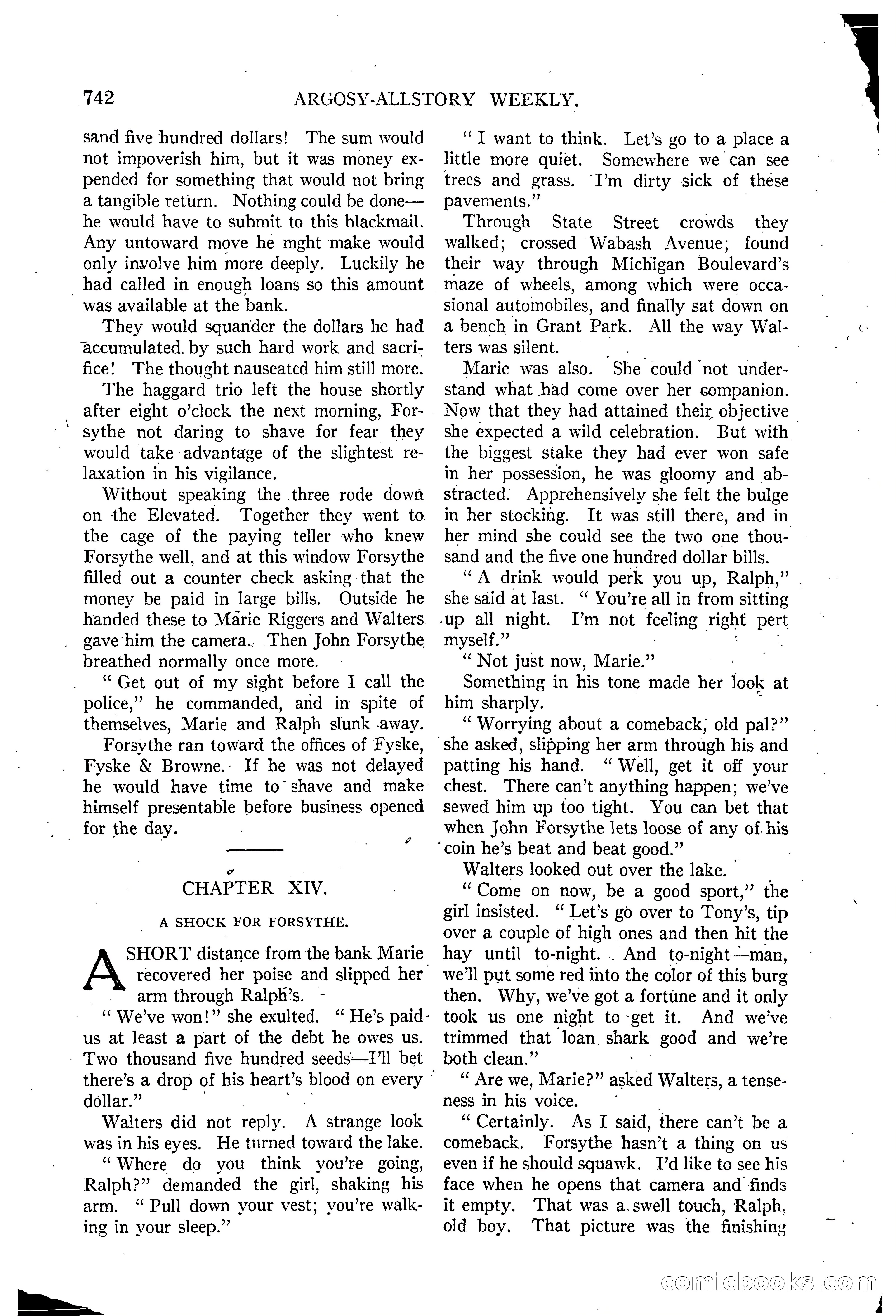 Argosy All-Story Weekly, March 15, 1924 — page 113 of 177