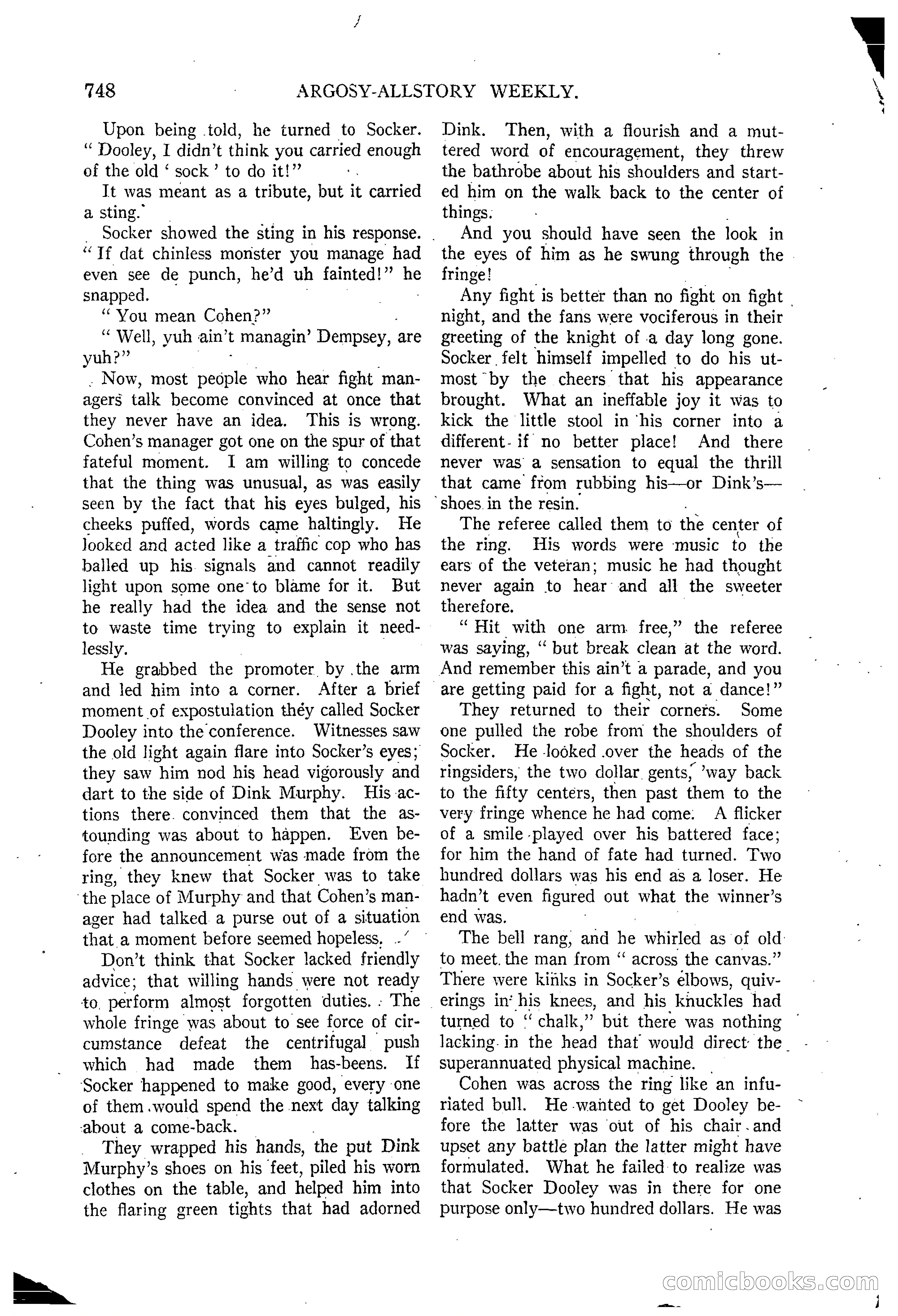 Argosy All-Story Weekly, March 15, 1924 — page 119 of 177