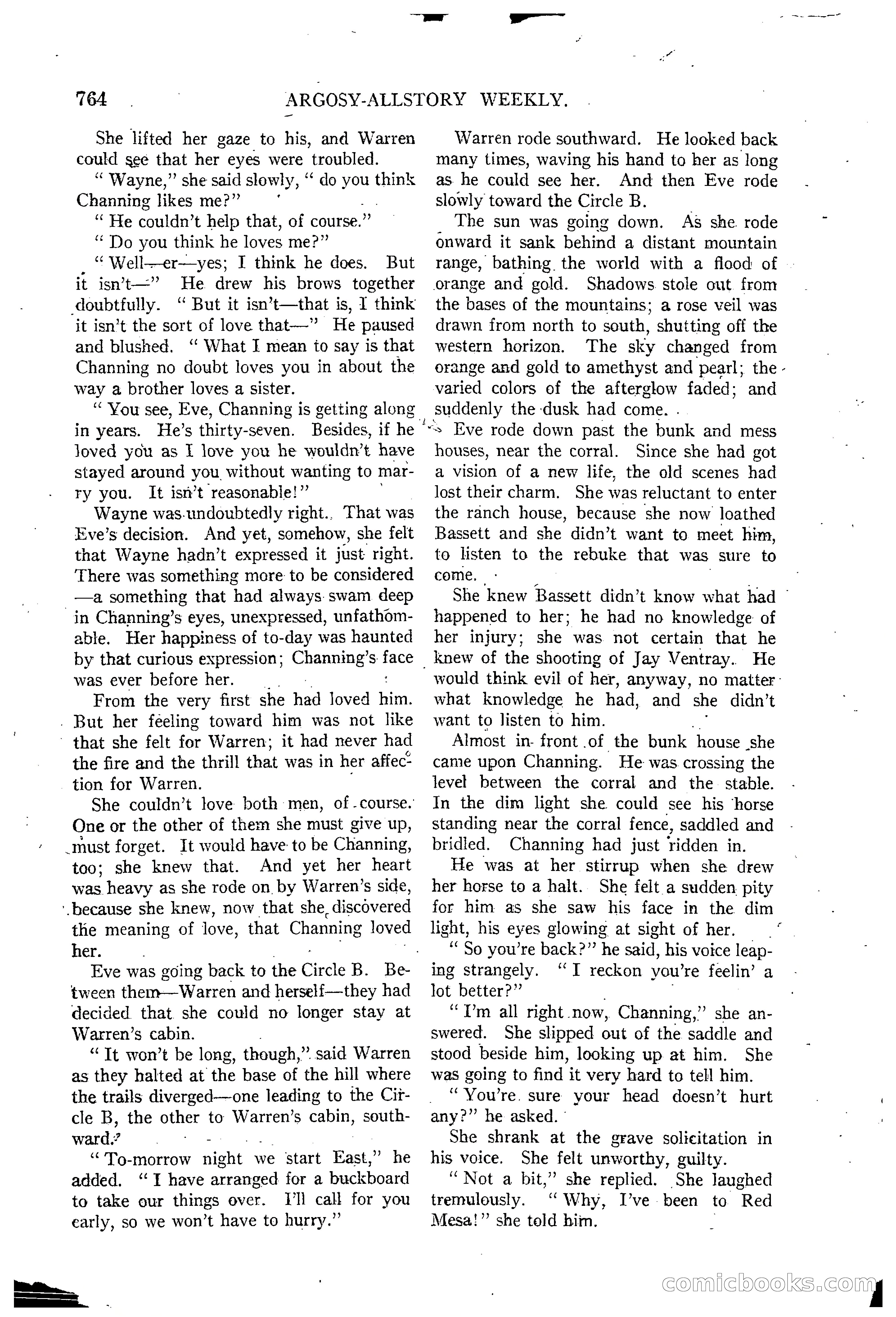 Argosy All-Story Weekly, March 15, 1924 — page 135 of 177