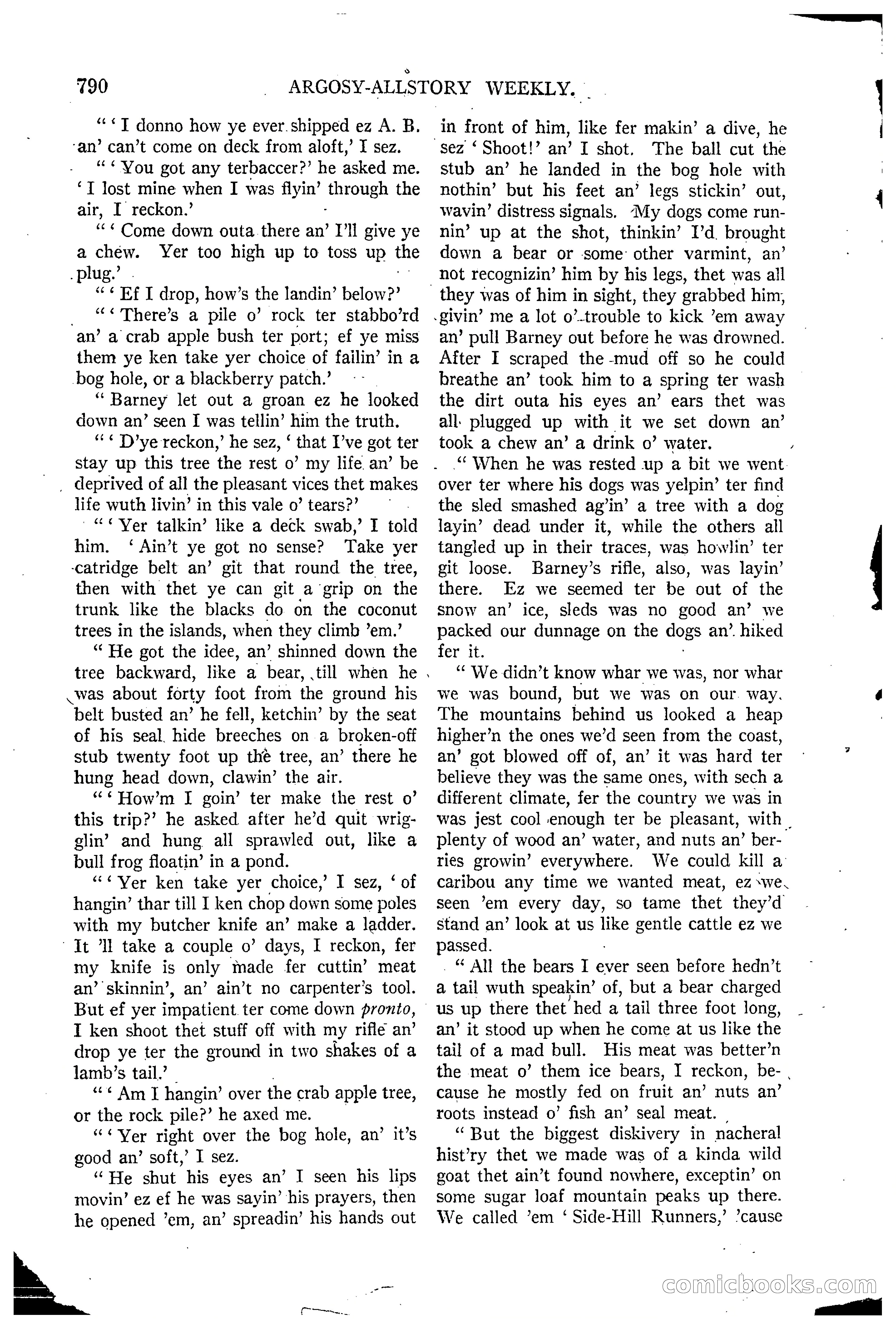Argosy All-Story Weekly, March 15, 1924 — page 161 of 177