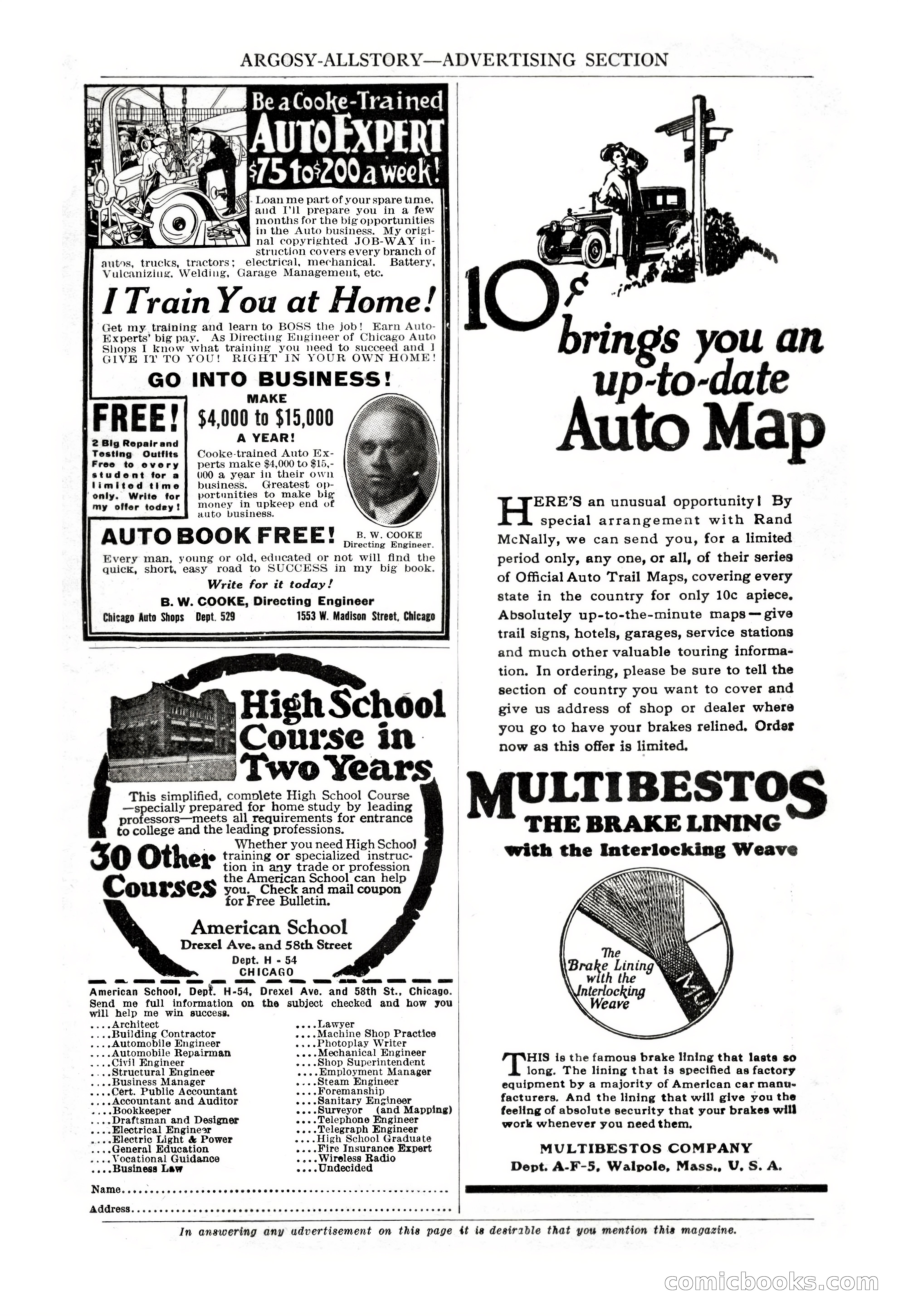 Argosy All-Story Weekly, May 3, 1924 — page 9 of 186