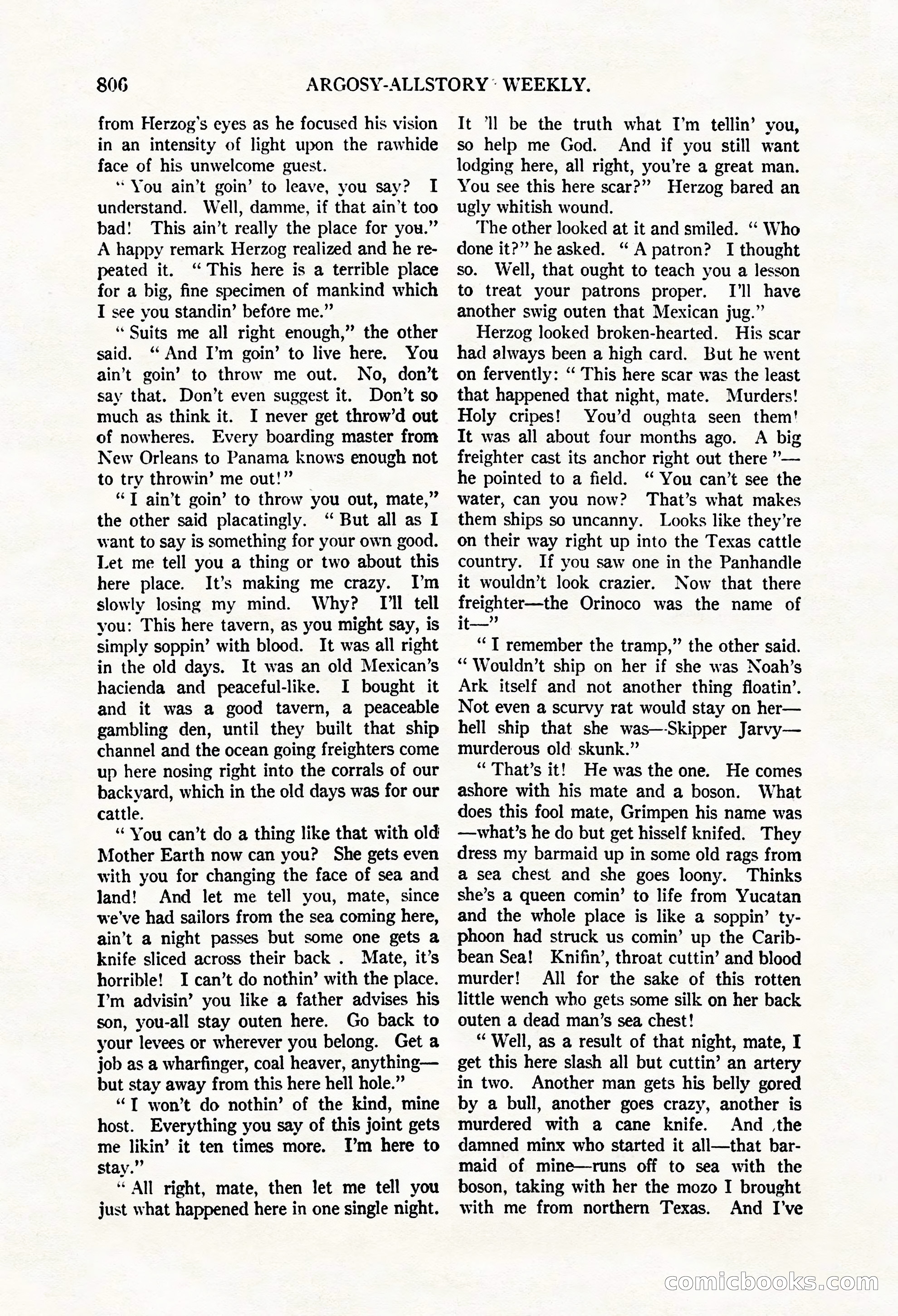 Argosy All-Story Weekly, May 3, 1924 — page 16 of 186