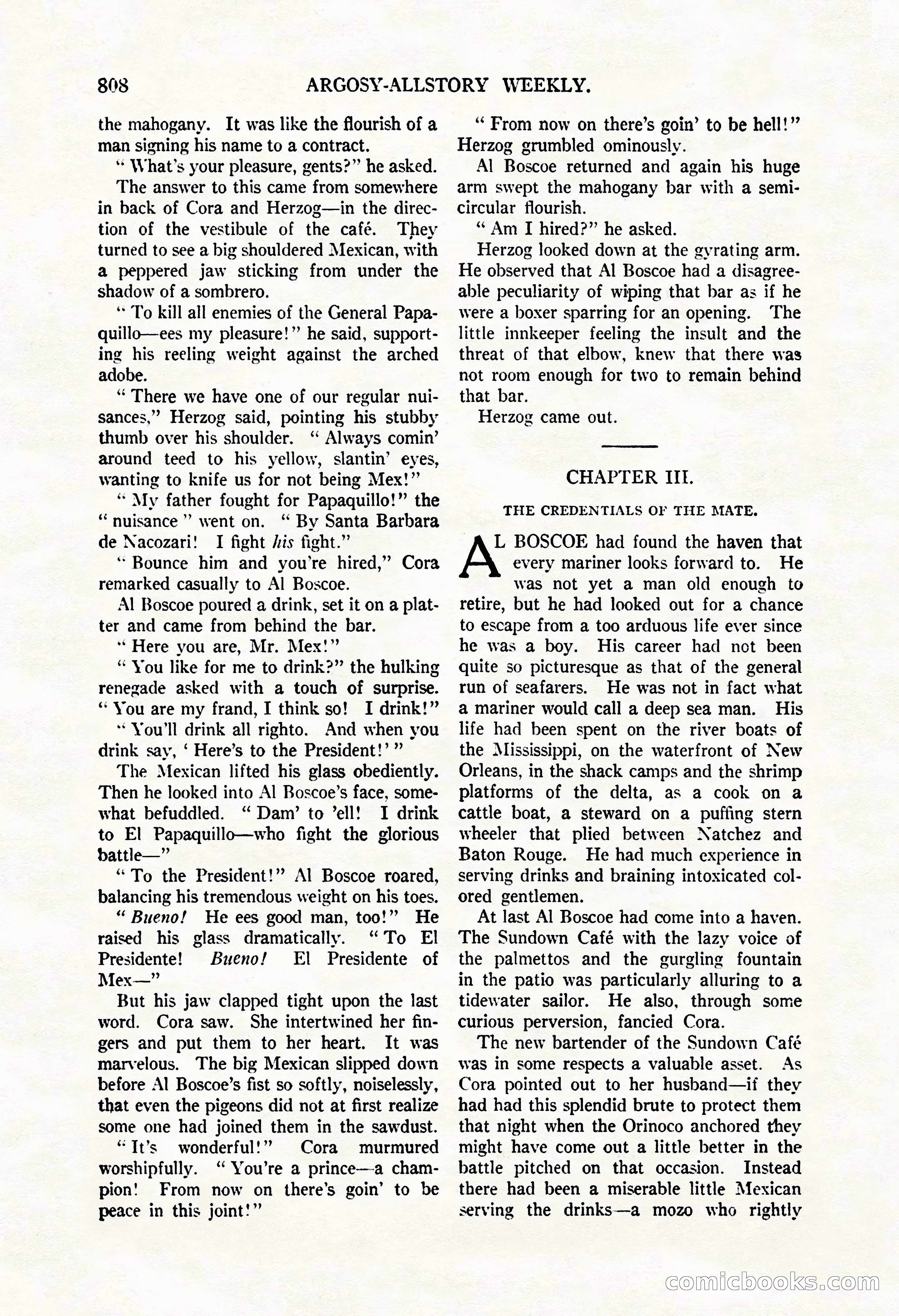 Argosy All-Story Weekly, May 3, 1924 — page 18 of 186