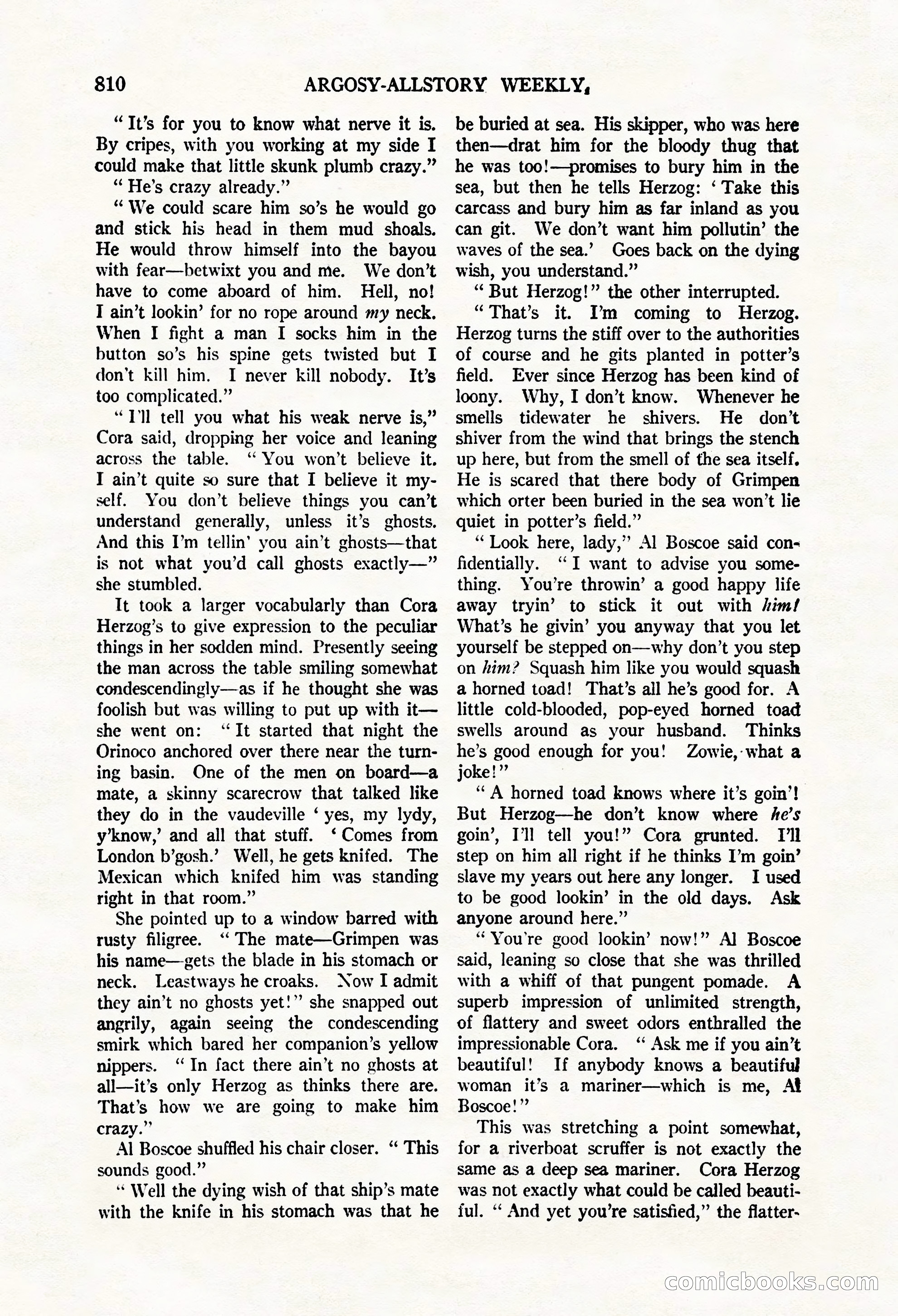 Argosy All-Story Weekly, May 3, 1924 — page 20 of 186