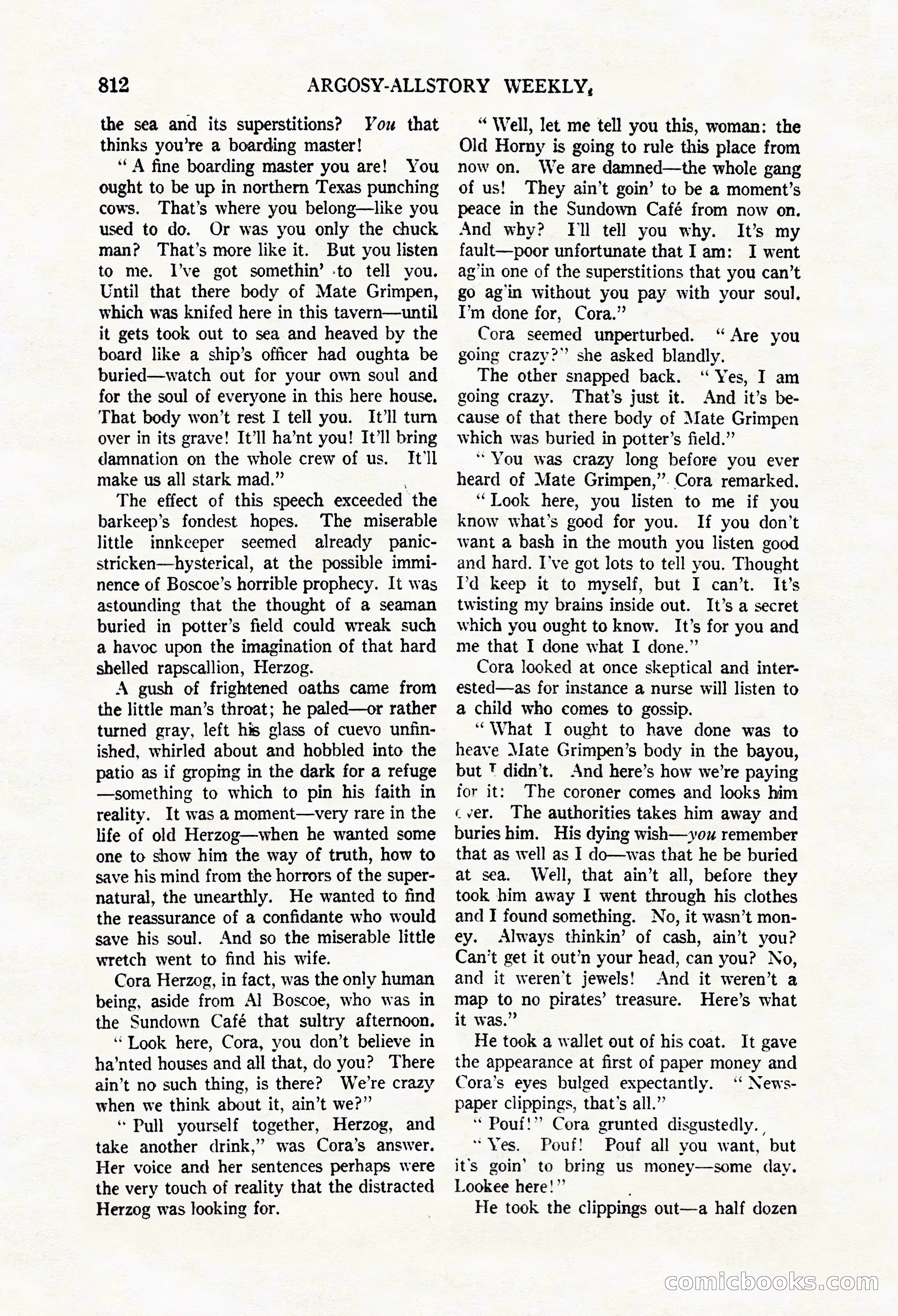 Argosy All-Story Weekly, May 3, 1924 — page 22 of 186
