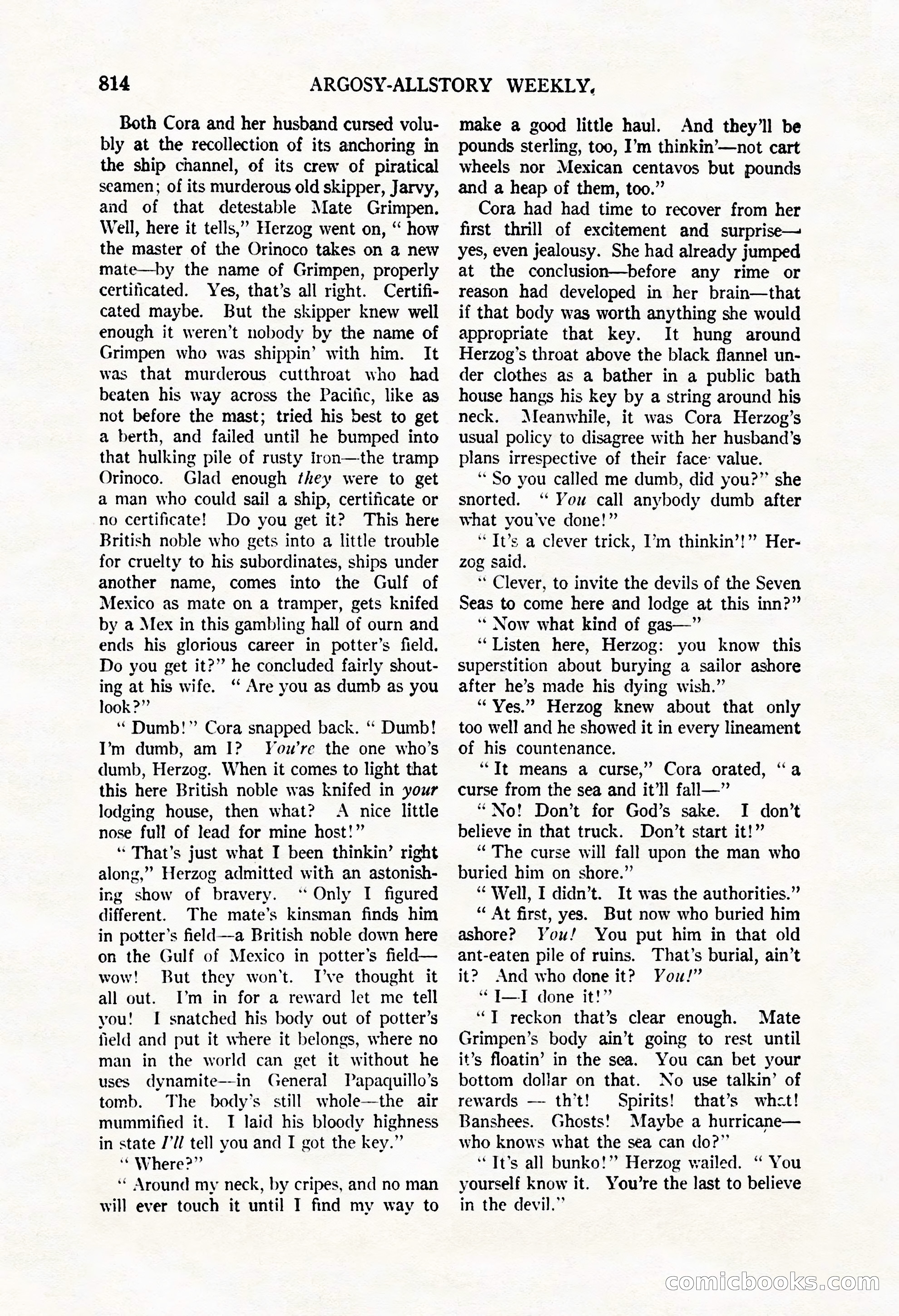 Argosy All-Story Weekly, May 3, 1924 — page 24 of 186