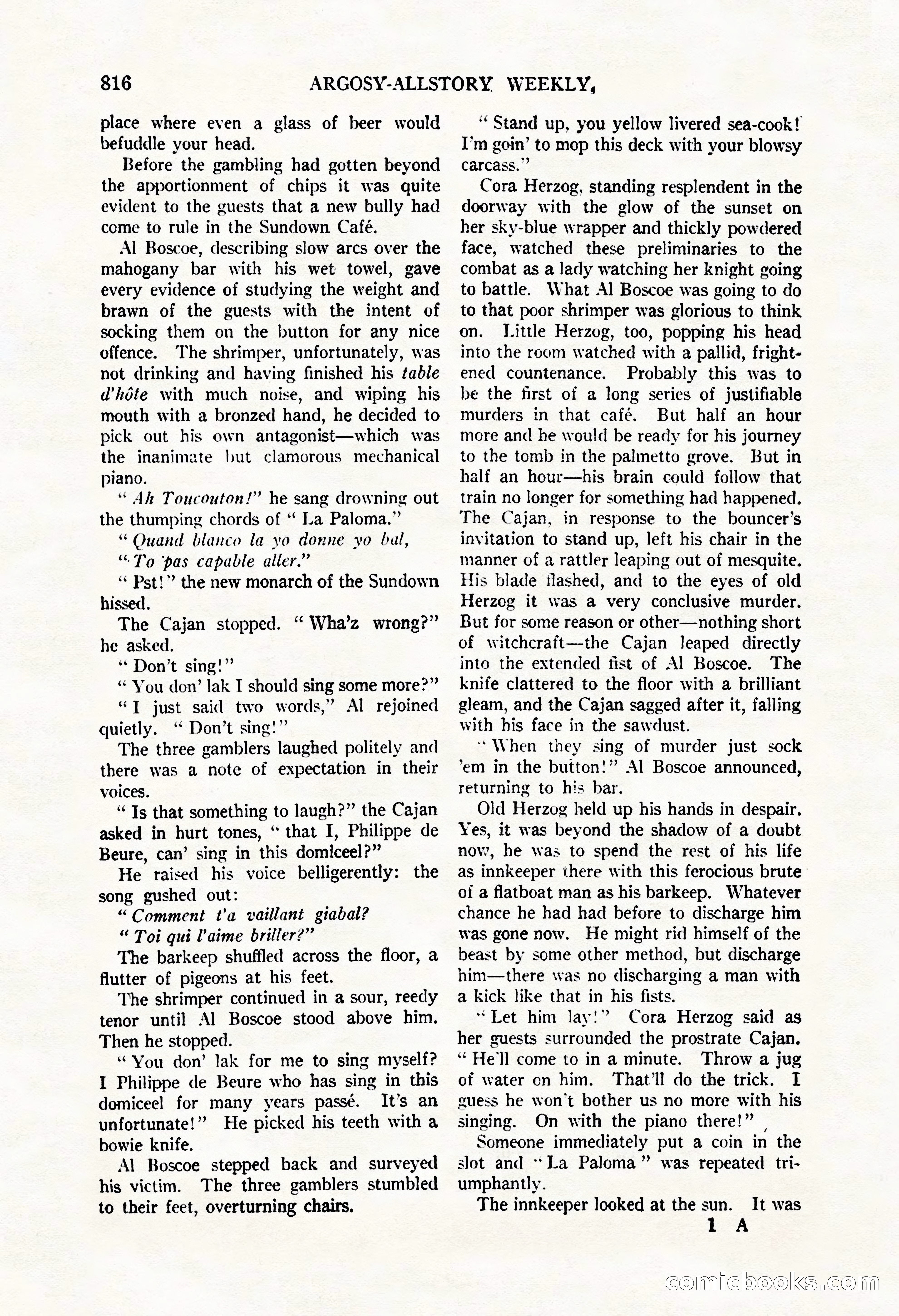 Argosy All-Story Weekly, May 3, 1924 — page 26 of 186