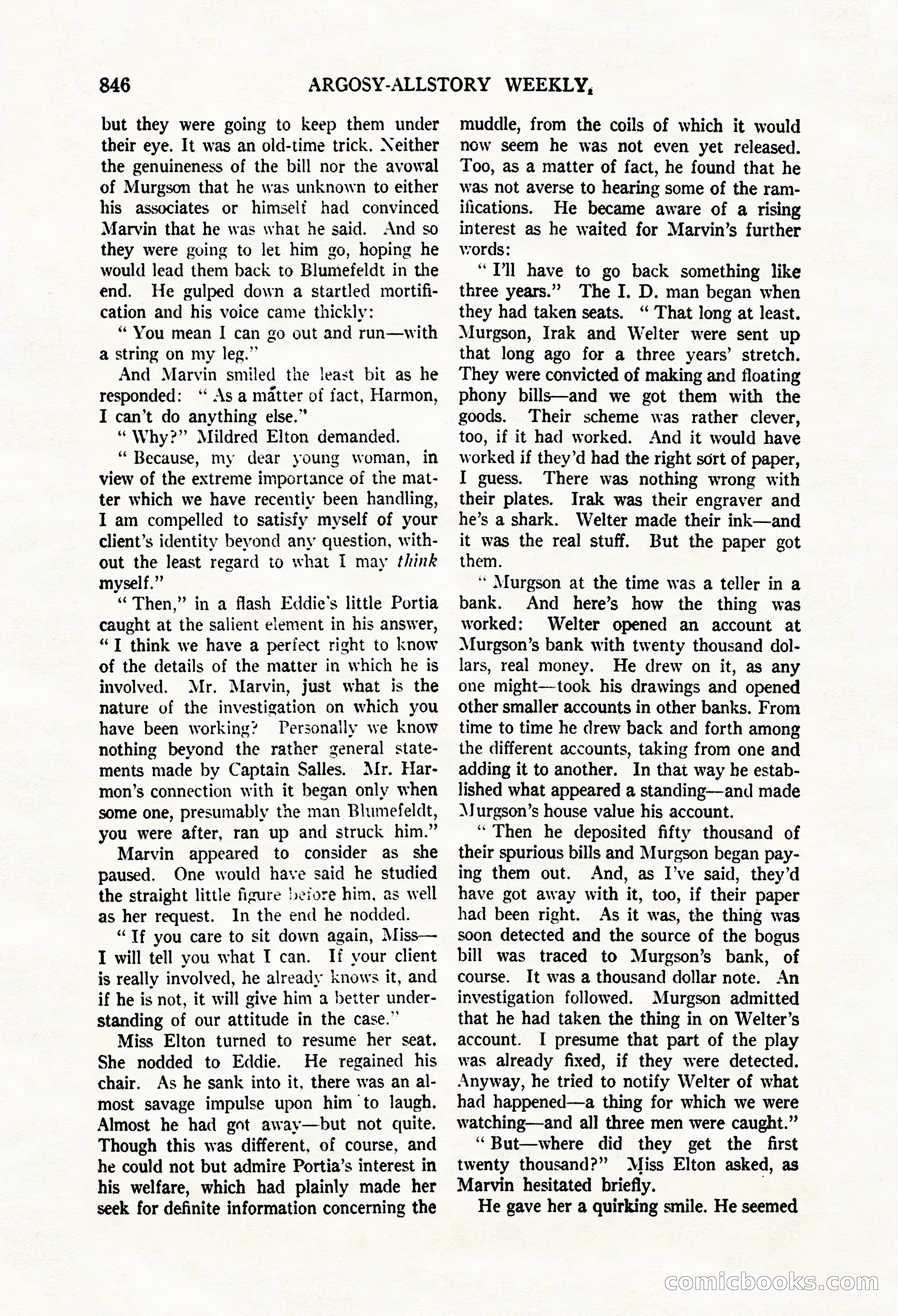 Argosy All-Story Weekly, May 3, 1924 — page 56 of 186