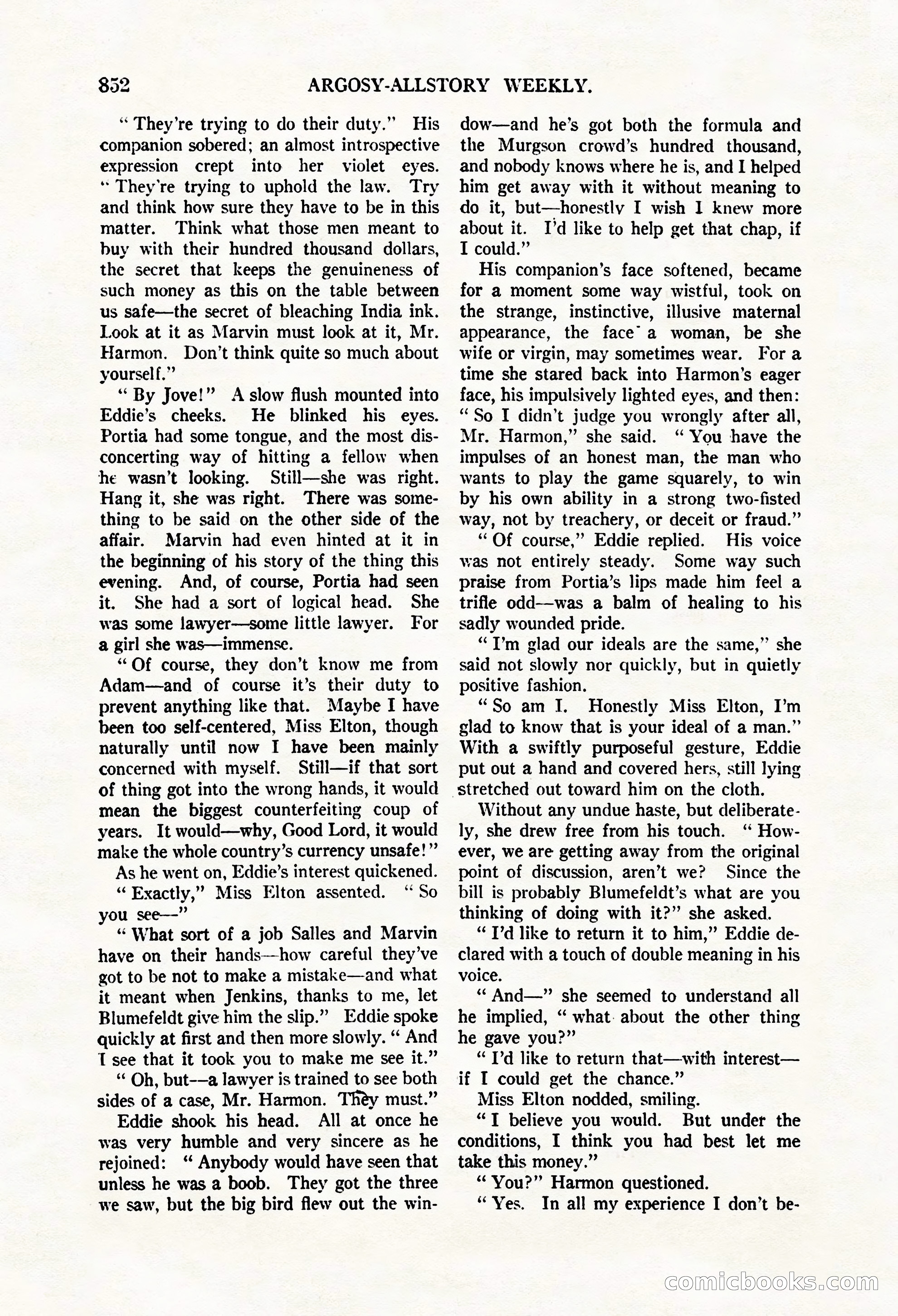 Argosy All-Story Weekly, May 3, 1924 — page 62 of 186