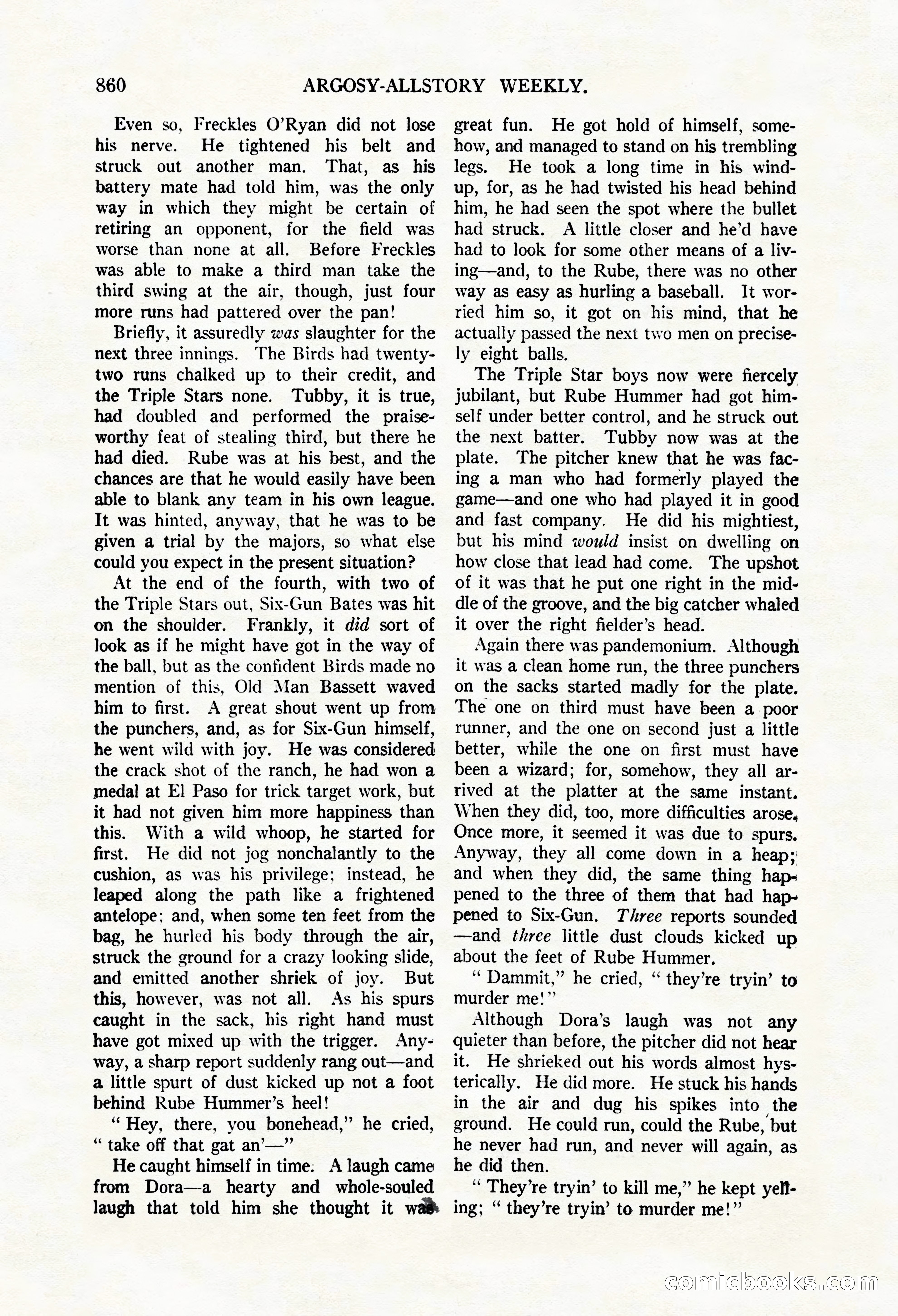 Argosy All-Story Weekly, May 3, 1924 — page 70 of 186