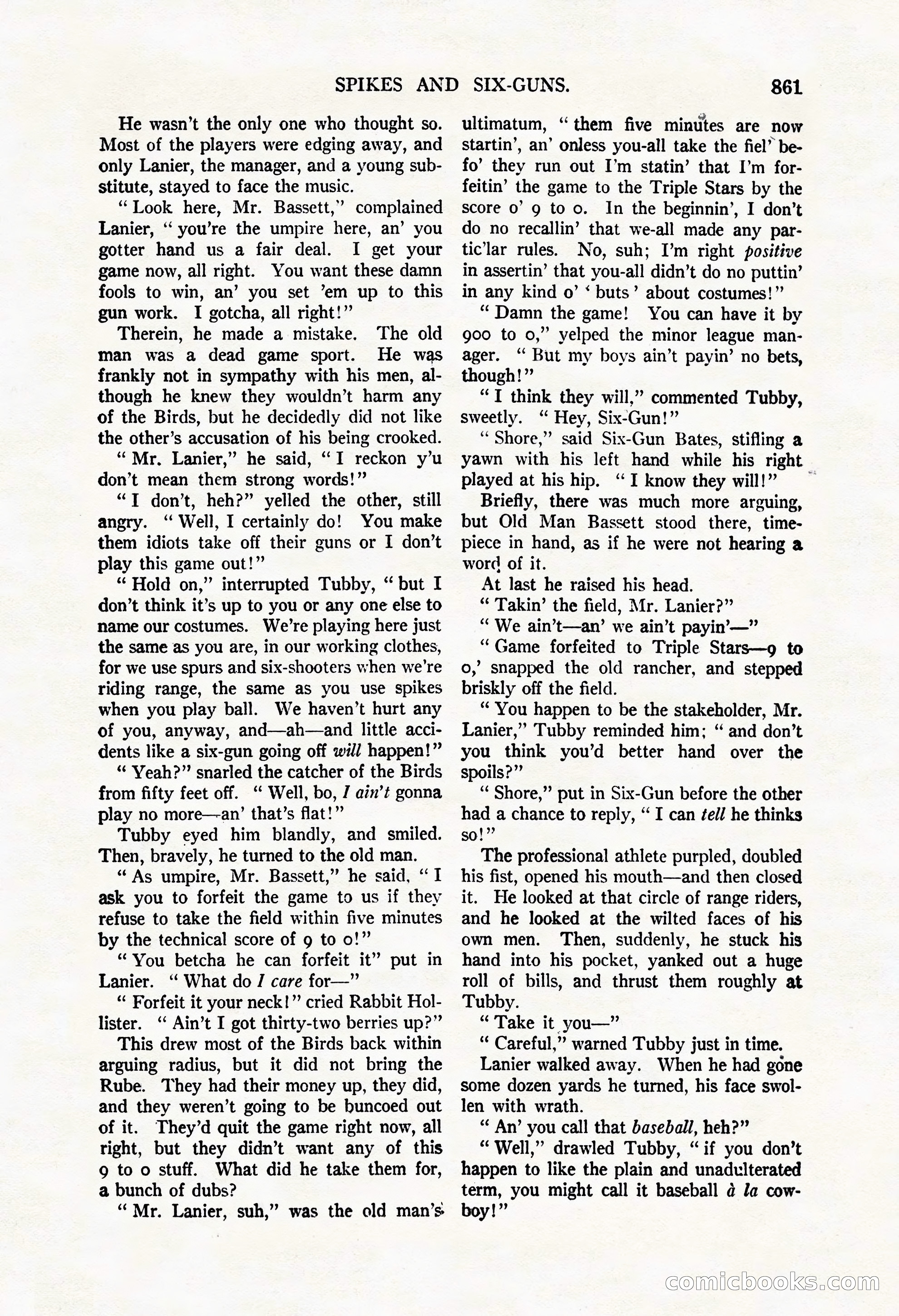 Argosy All-Story Weekly, May 3, 1924 — page 71 of 186