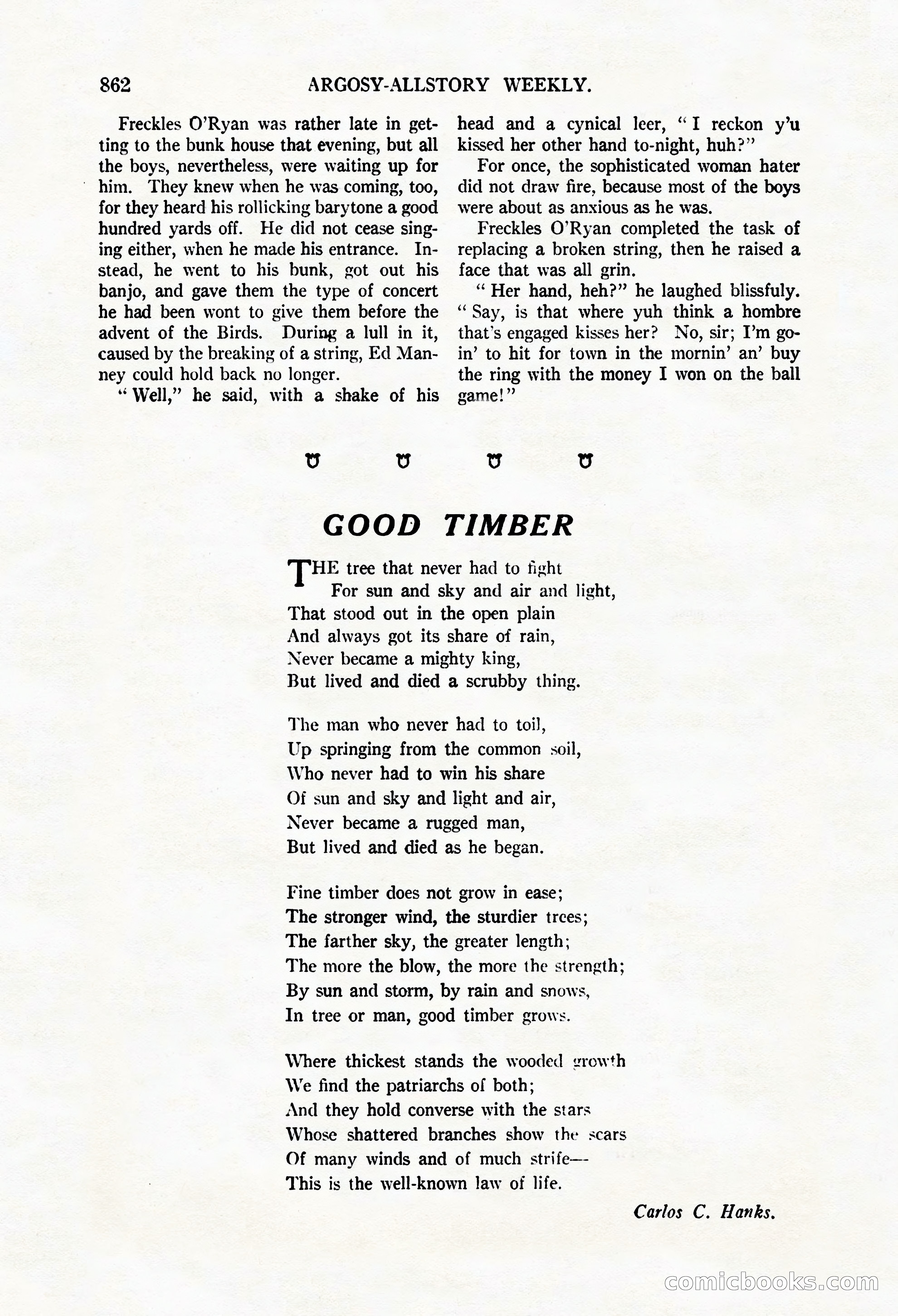 Argosy All-Story Weekly, May 3, 1924 — page 72 of 186
