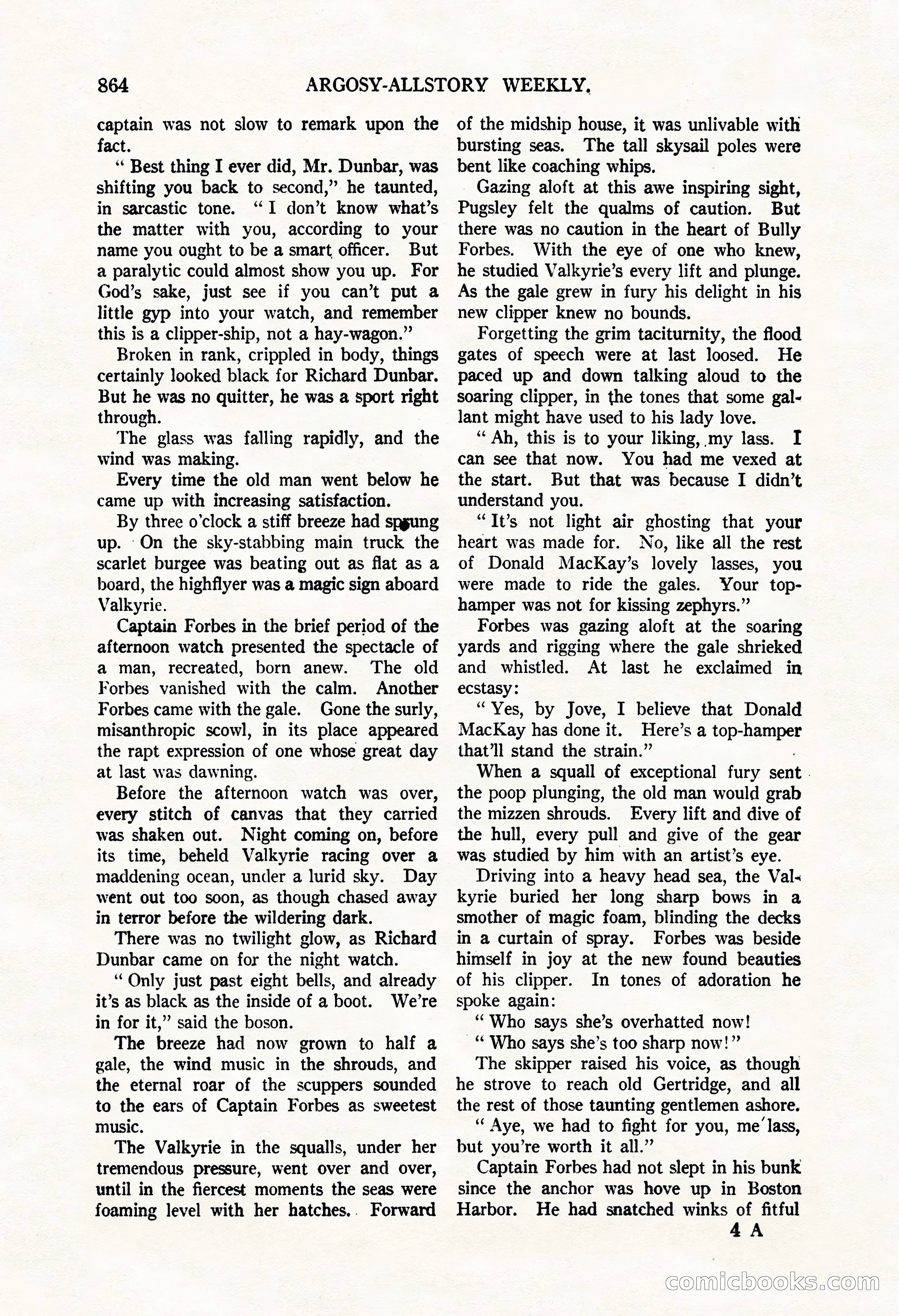 Argosy All-Story Weekly, May 3, 1924 — page 74 of 186