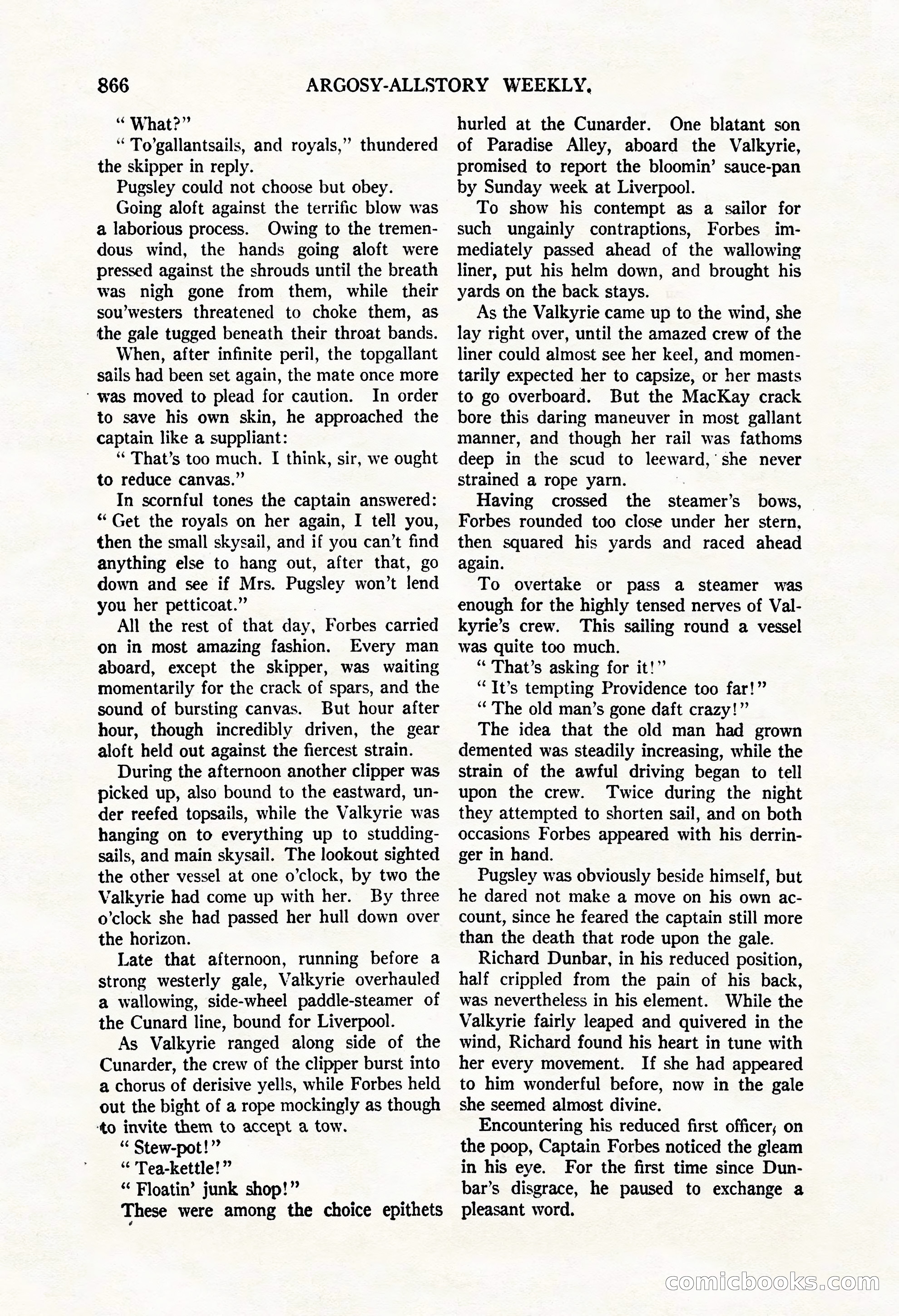 Argosy All-Story Weekly, May 3, 1924 — page 76 of 186