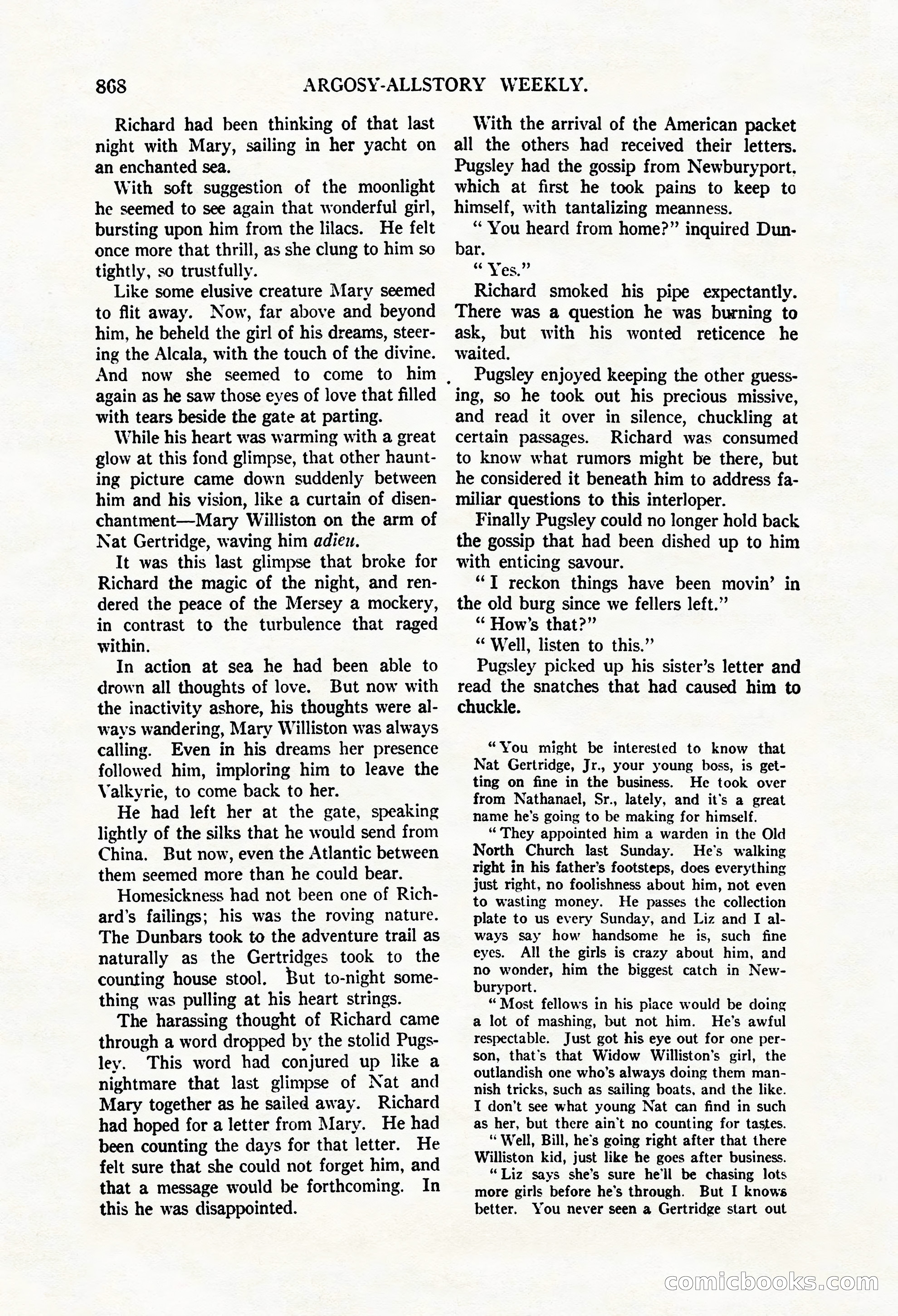 Argosy All-Story Weekly, May 3, 1924 — page 78 of 186