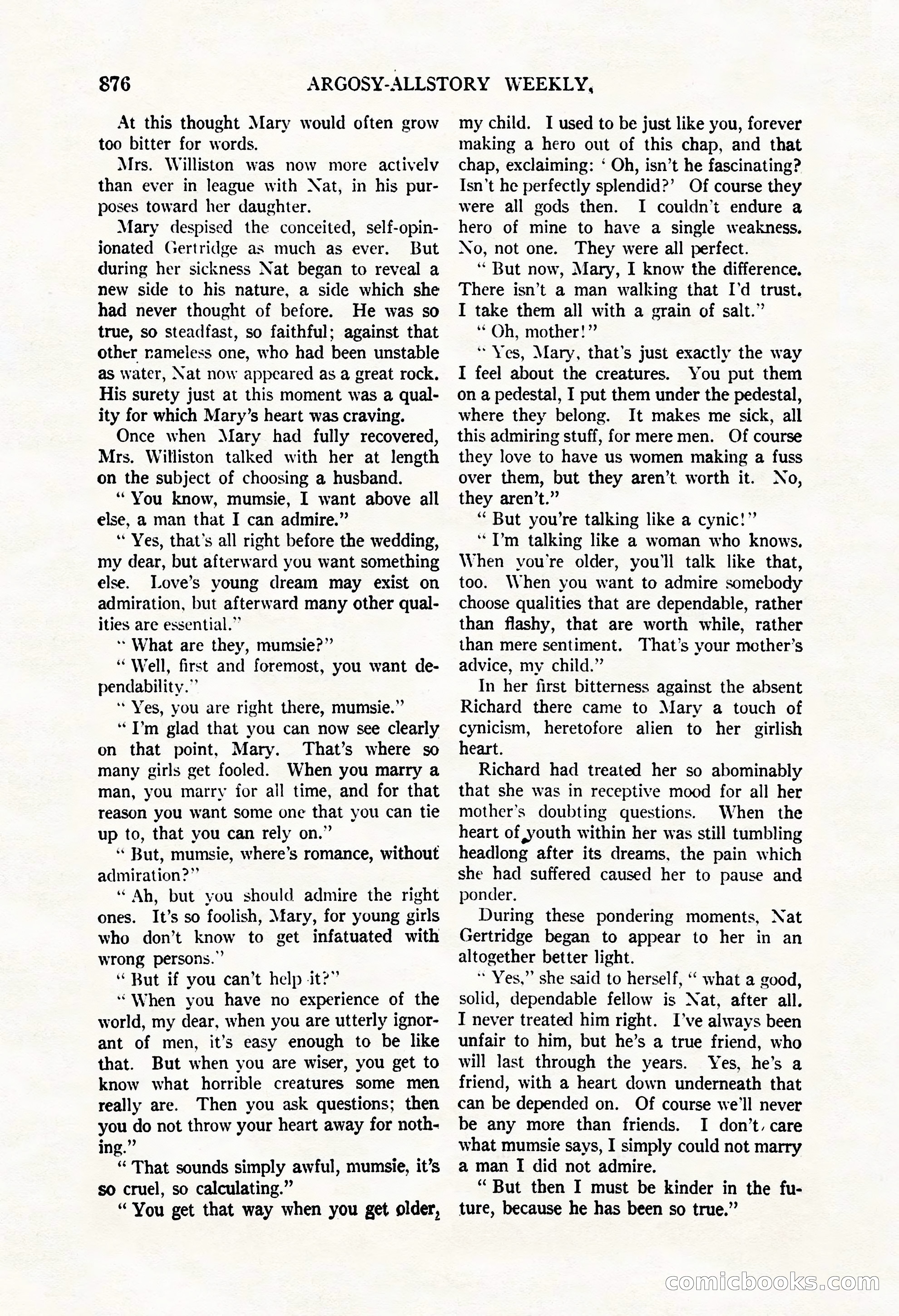 Argosy All-Story Weekly, May 3, 1924 — page 86 of 186