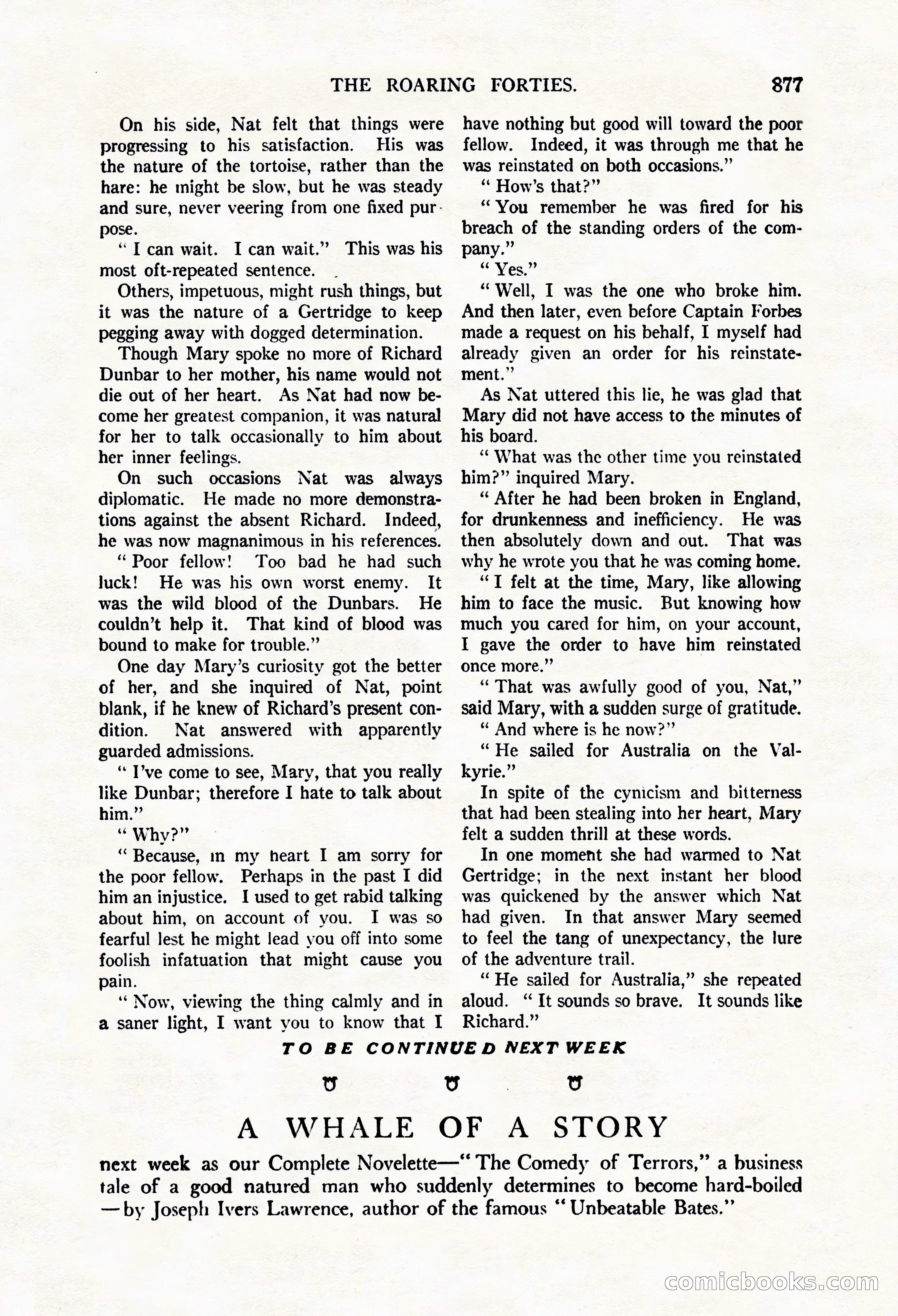 Argosy All-Story Weekly, May 3, 1924 — page 87 of 186