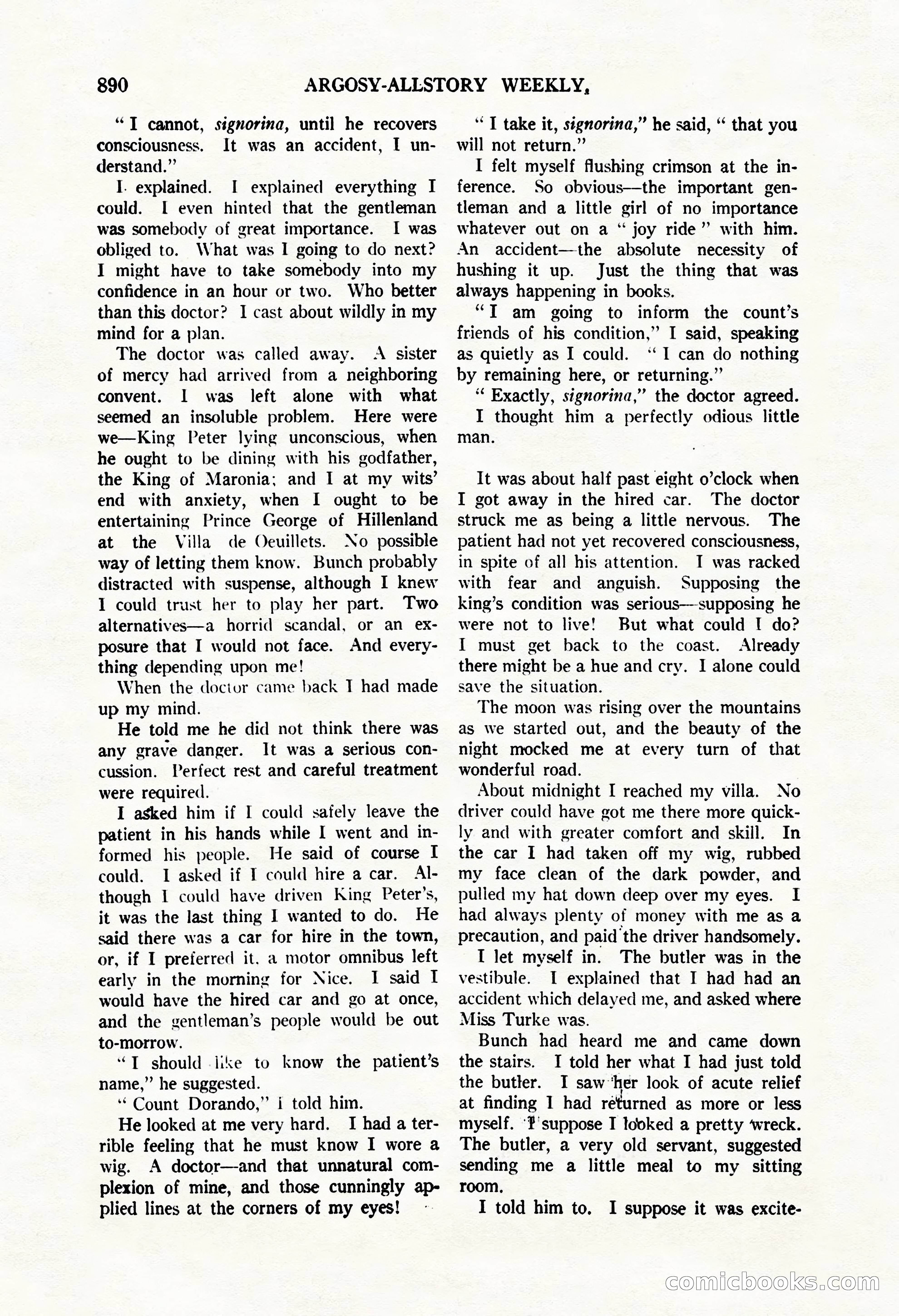 Argosy All-Story Weekly, May 3, 1924 — page 100 of 186