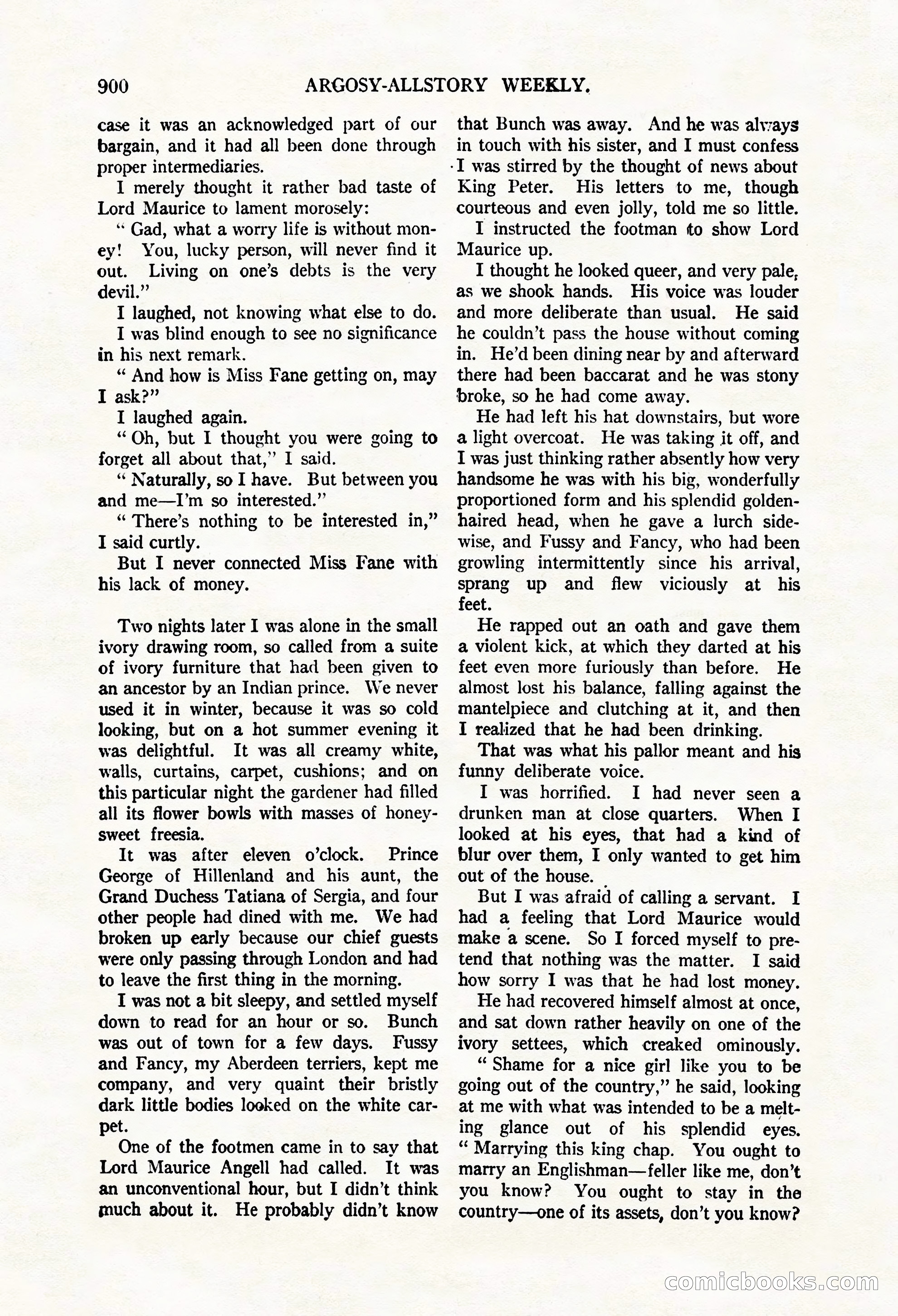 Argosy All-Story Weekly, May 3, 1924 — page 110 of 186