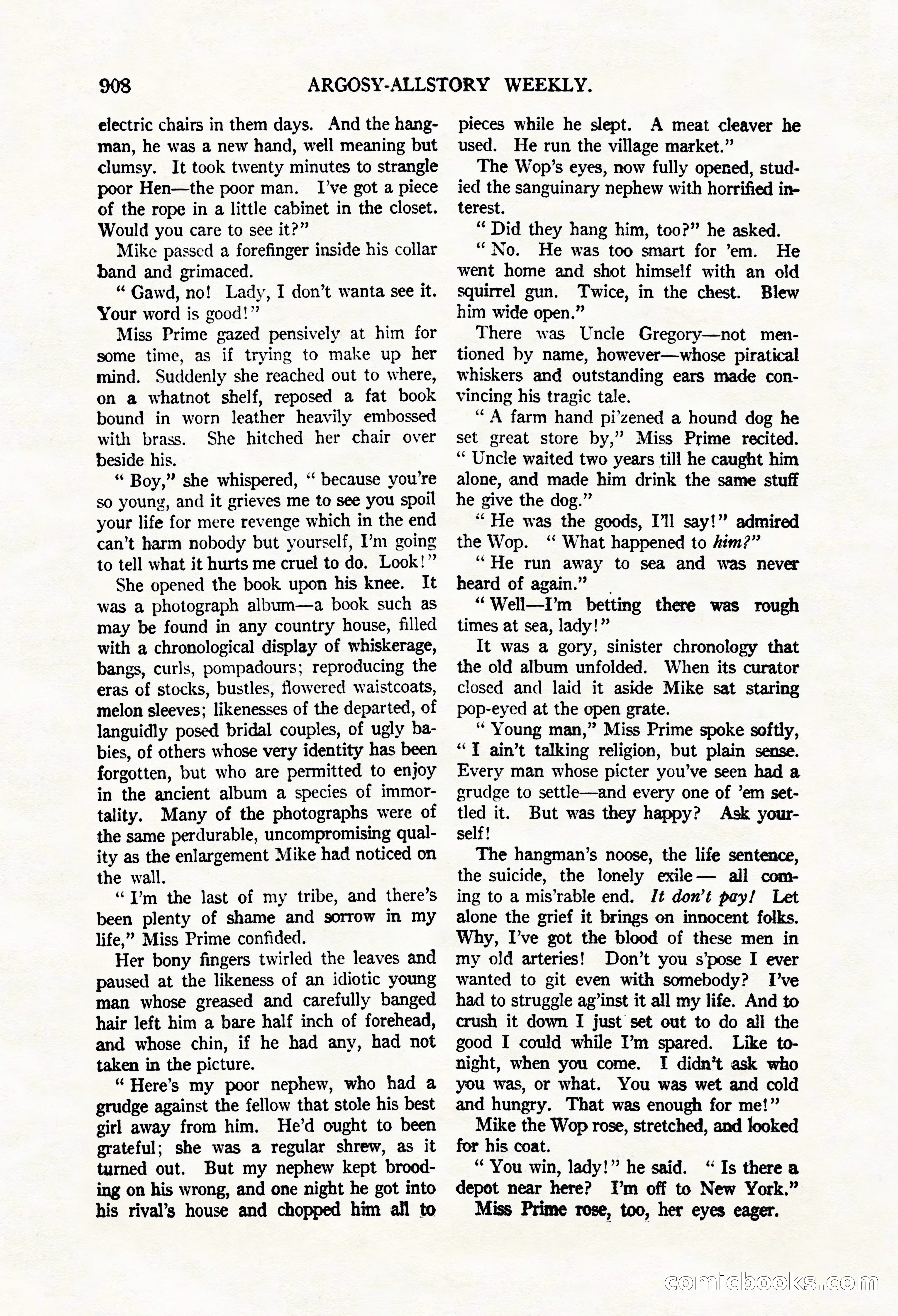Argosy All-Story Weekly, May 3, 1924 — page 118 of 186