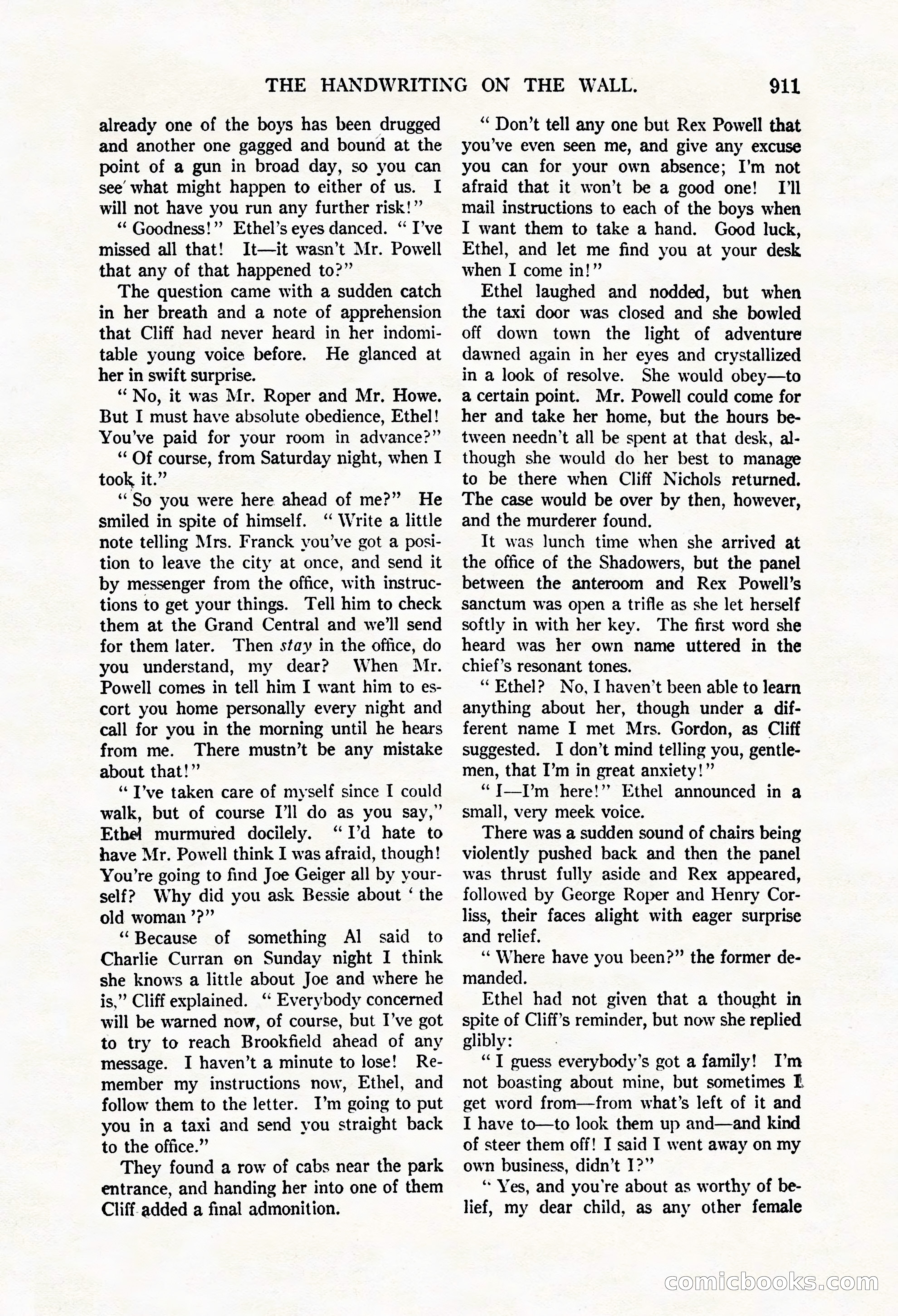 Argosy All-Story Weekly, May 3, 1924 — page 121 of 186